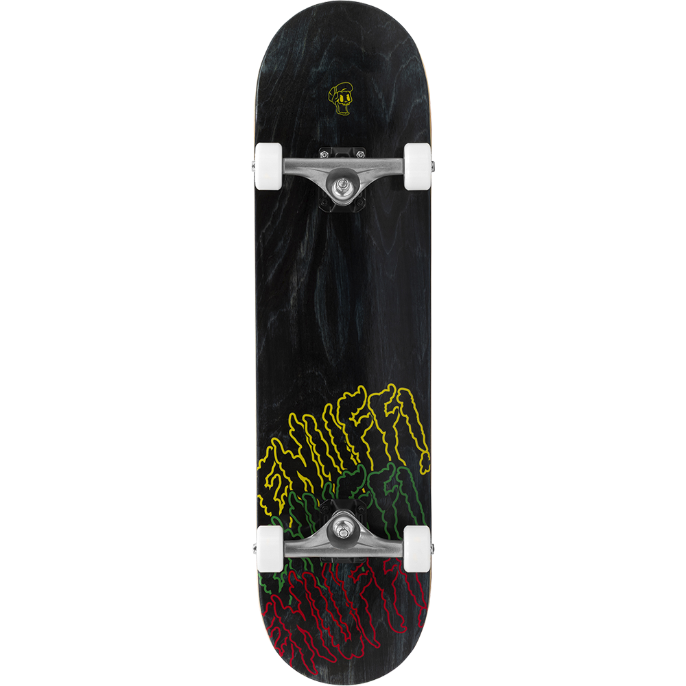 ENU4300 Enuff Three Tier Reloaded Complete Skateboard Black Graphic Main.png