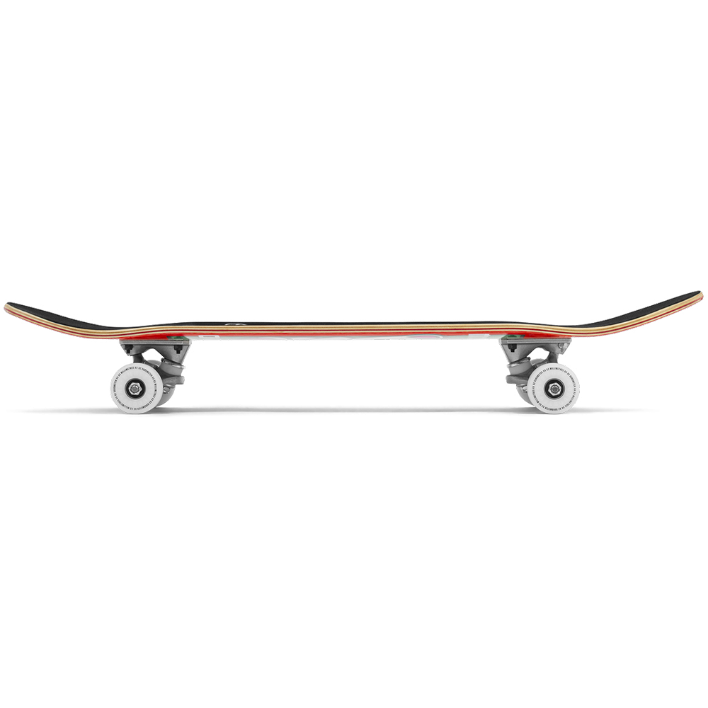 ENU4050 Lucky Cat Mini Complete Skateboard Red Side.png