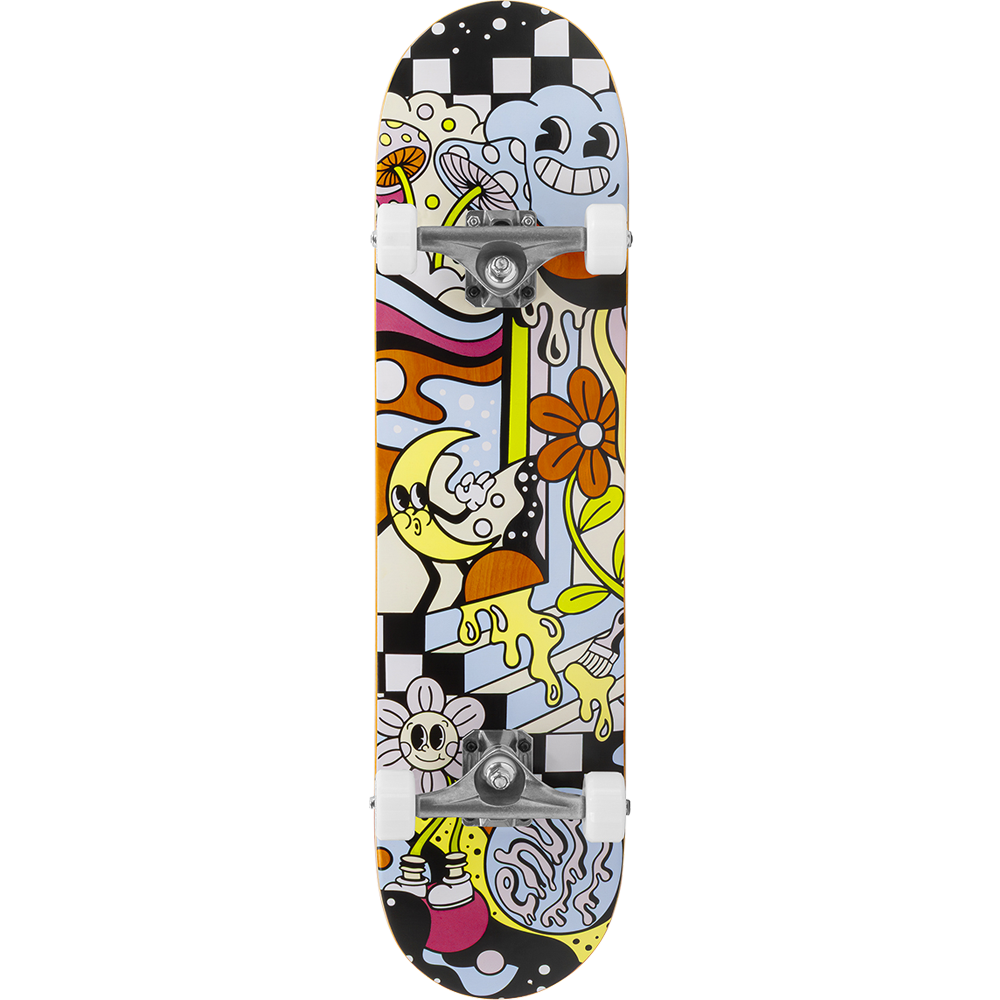 ENU4100 ENU4150 Enuff Meltworld Complete Skateboard Dazed Graphic Main.png