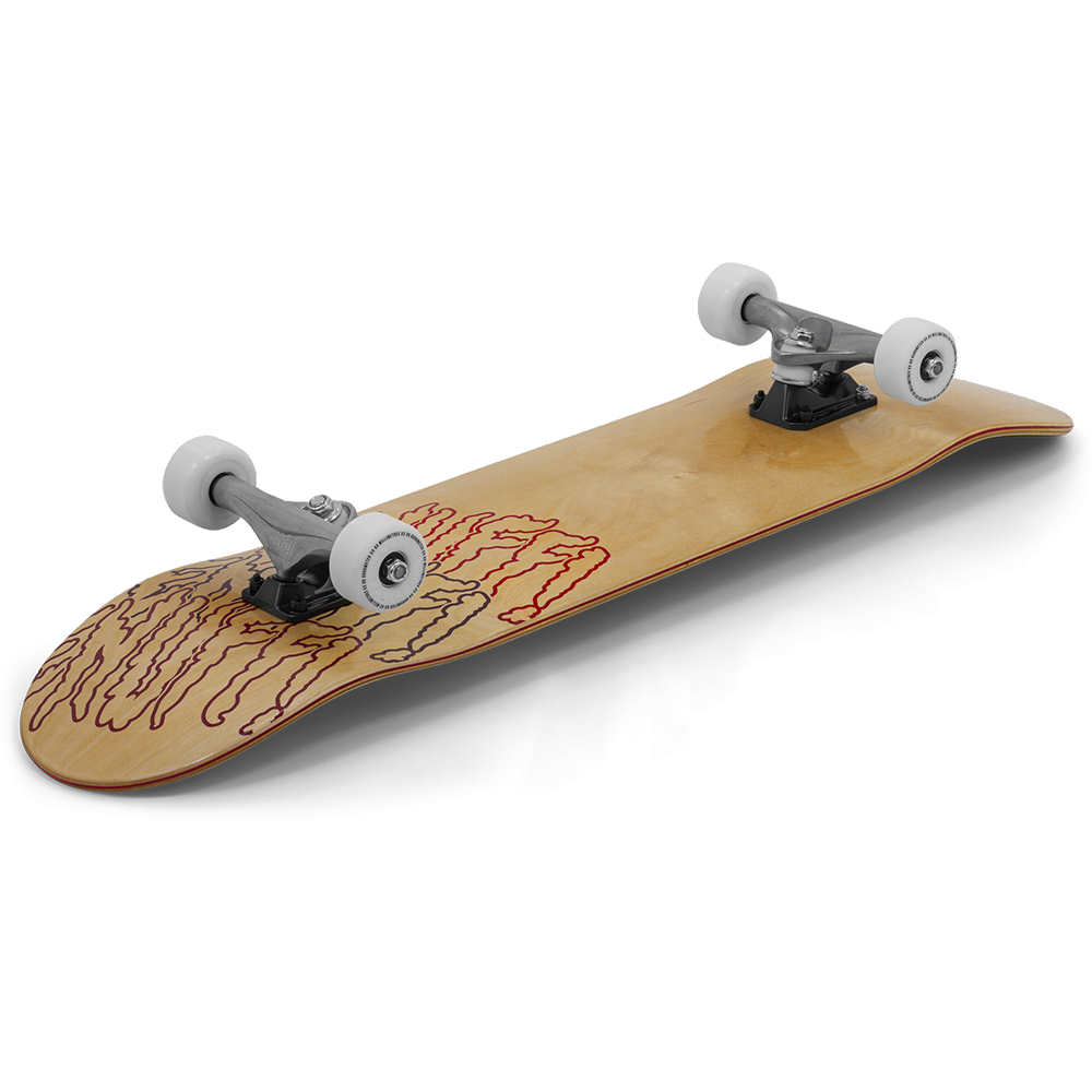 ENU4300 Enuff Three Tier Reloaded Complete Skateboard Natural Angle Graphic.png
