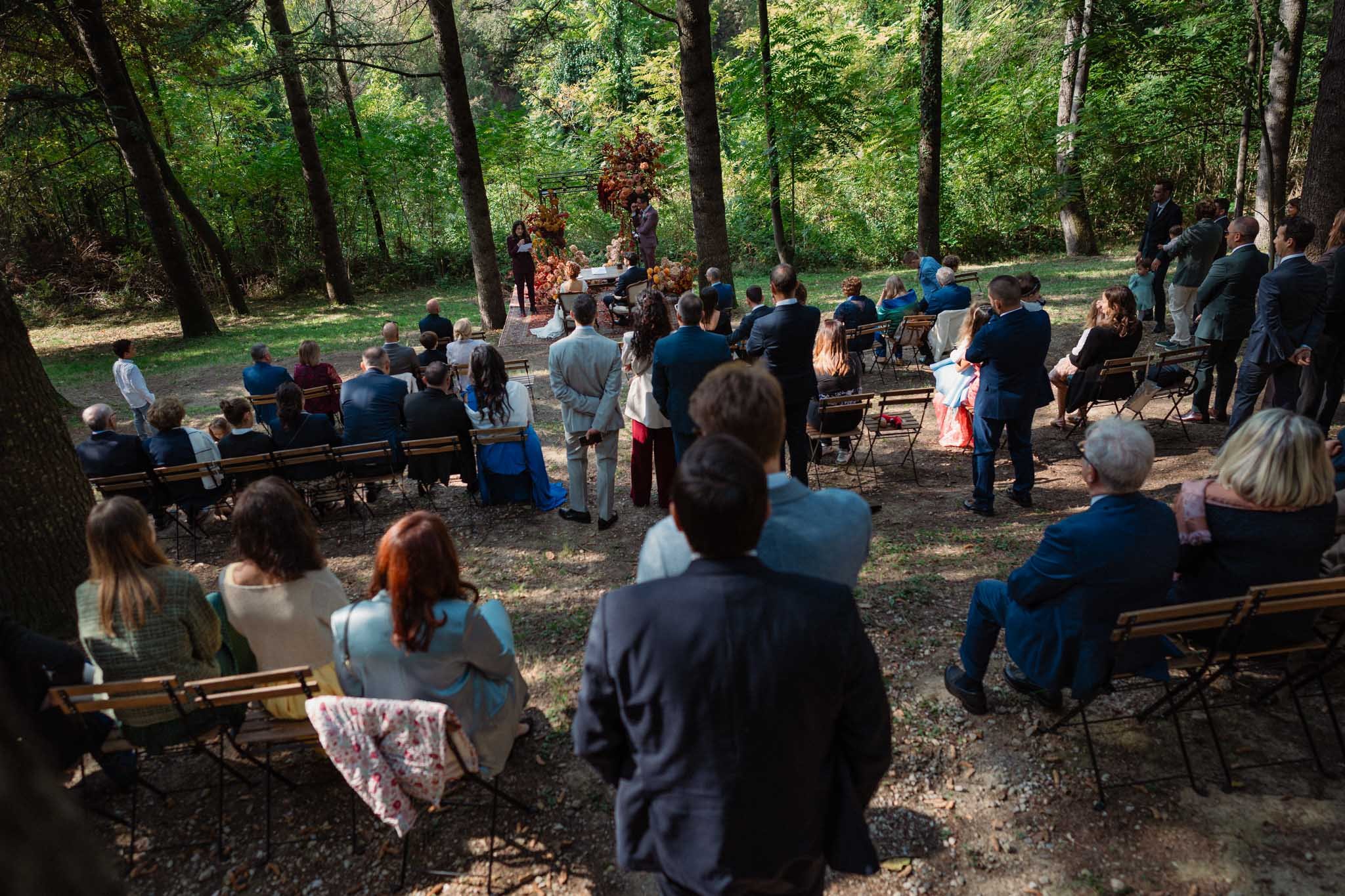 fotografo di matrimonio nel bosco magico future lab