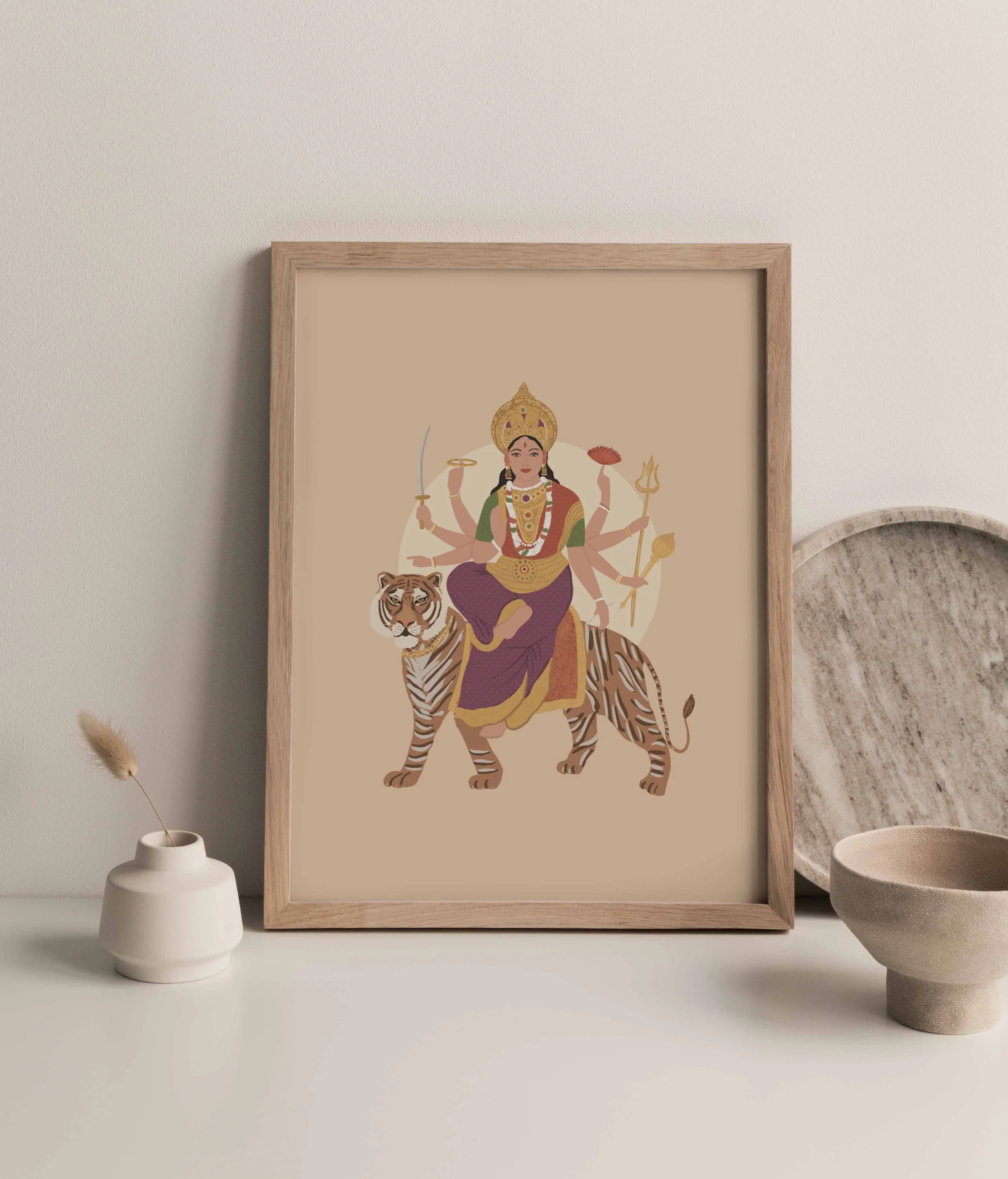 durga art print