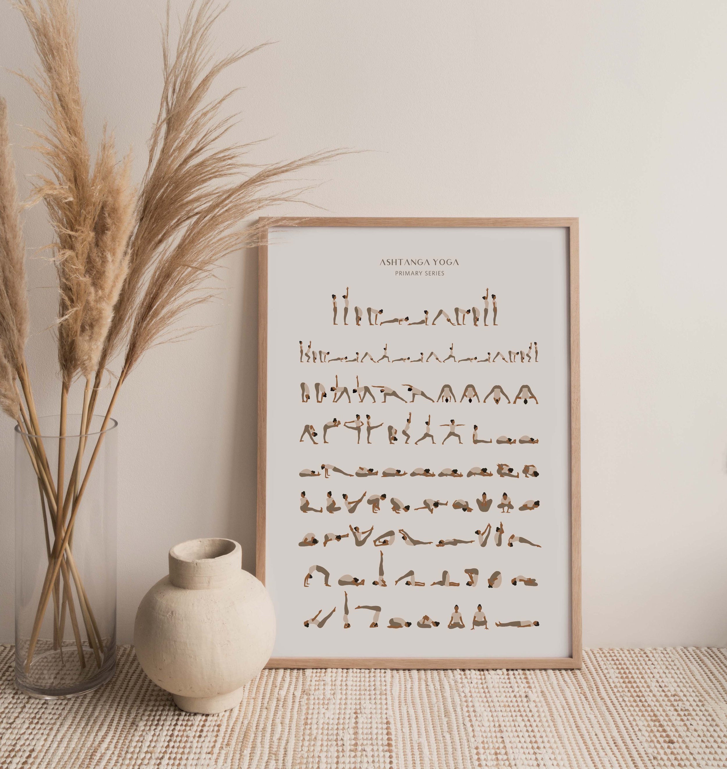 ashtanga yoga poster primary series