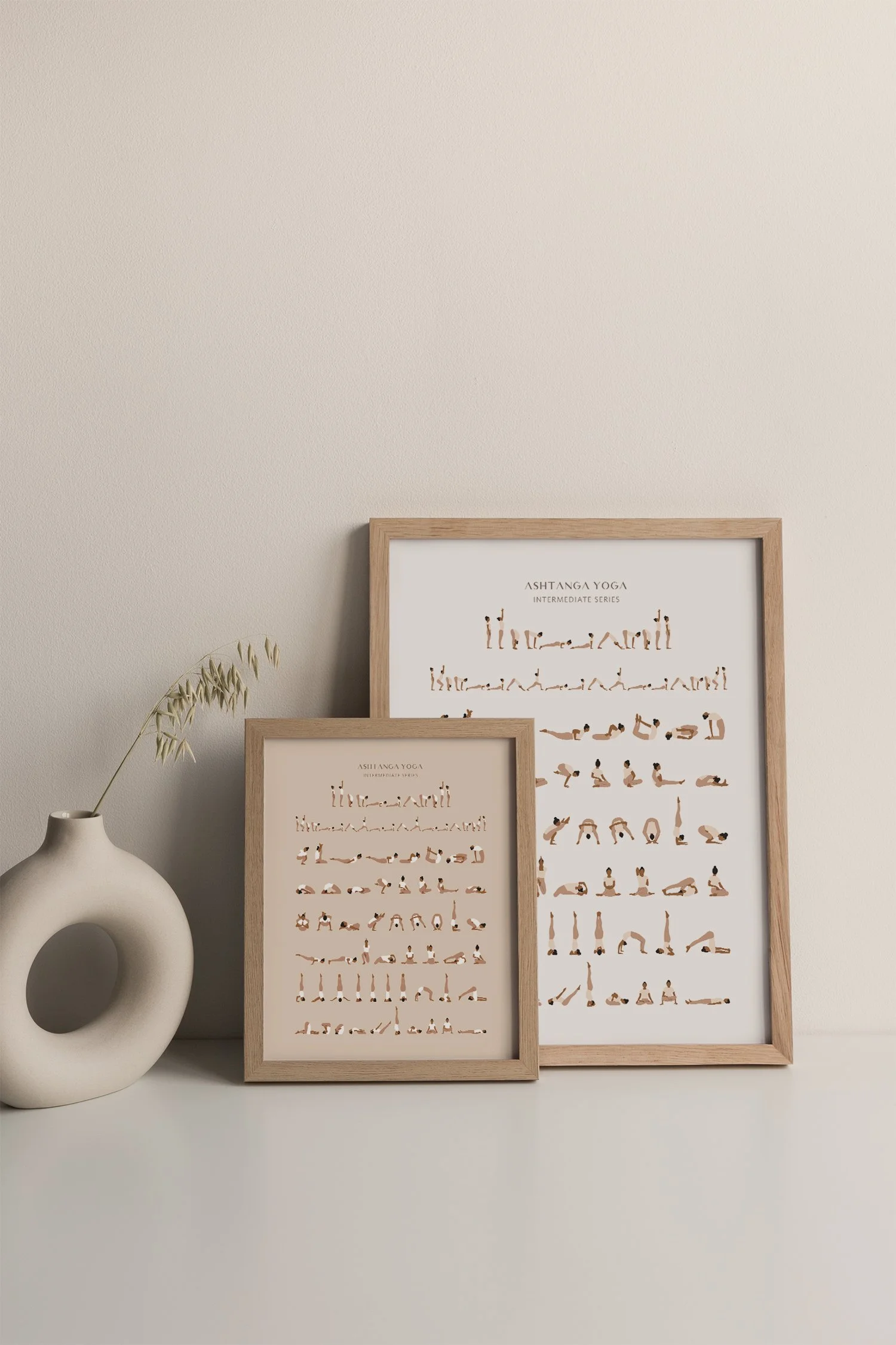 two ashtanga Yoga Second Series posters