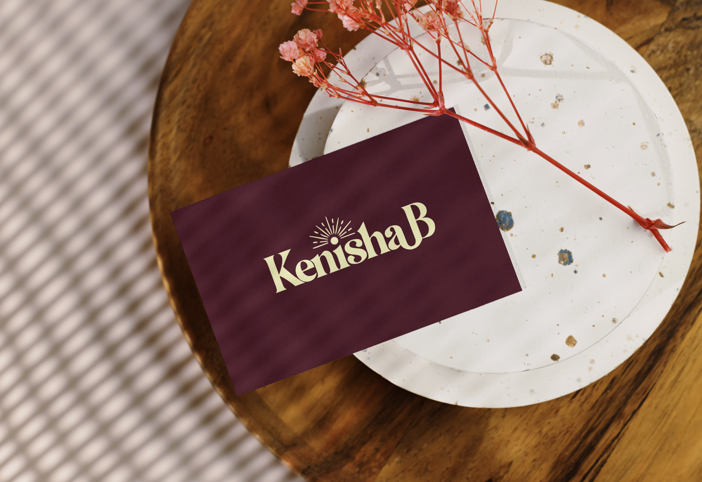 KenishaB business card