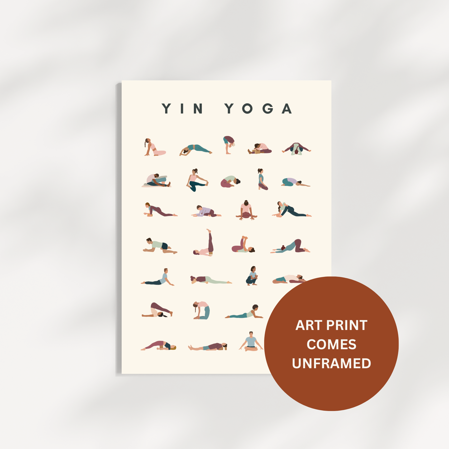 yin yoga art