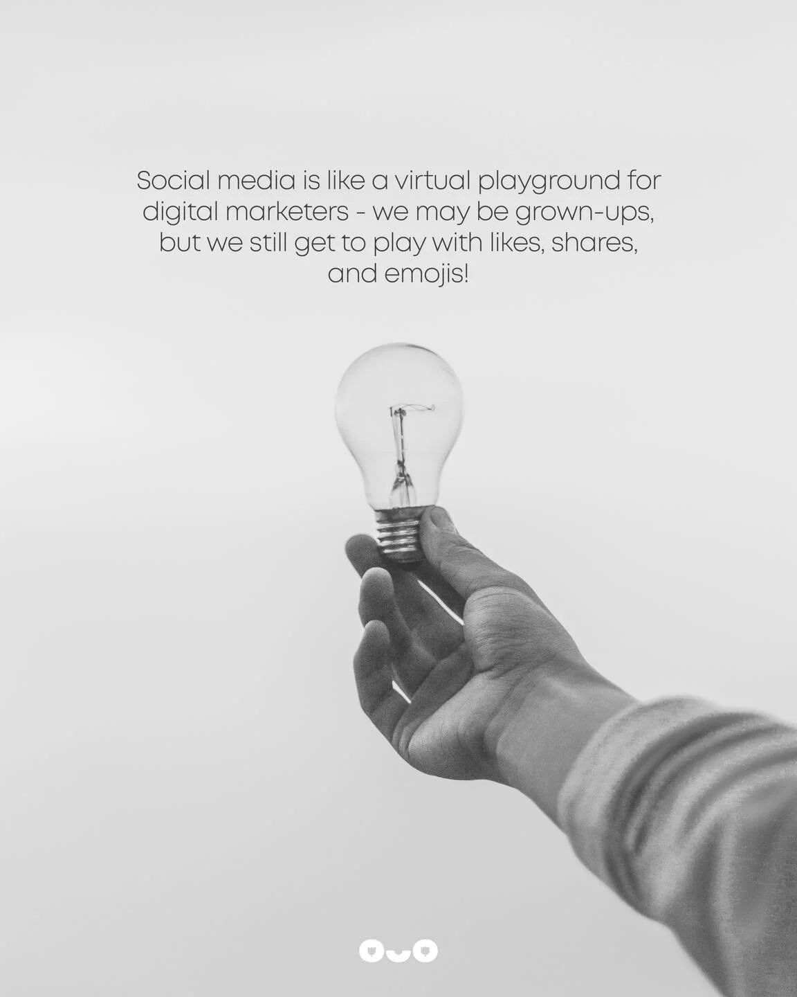 &quot;Social media is like a virtual playground for digital marketers - we may be grown-ups, but we still get to play with likes, shares, and emojis!&quot;🤭

Let&rsquo;s be playful and POP the web!🎈

#digitalmarketing #contentcreation #poptheweb #s