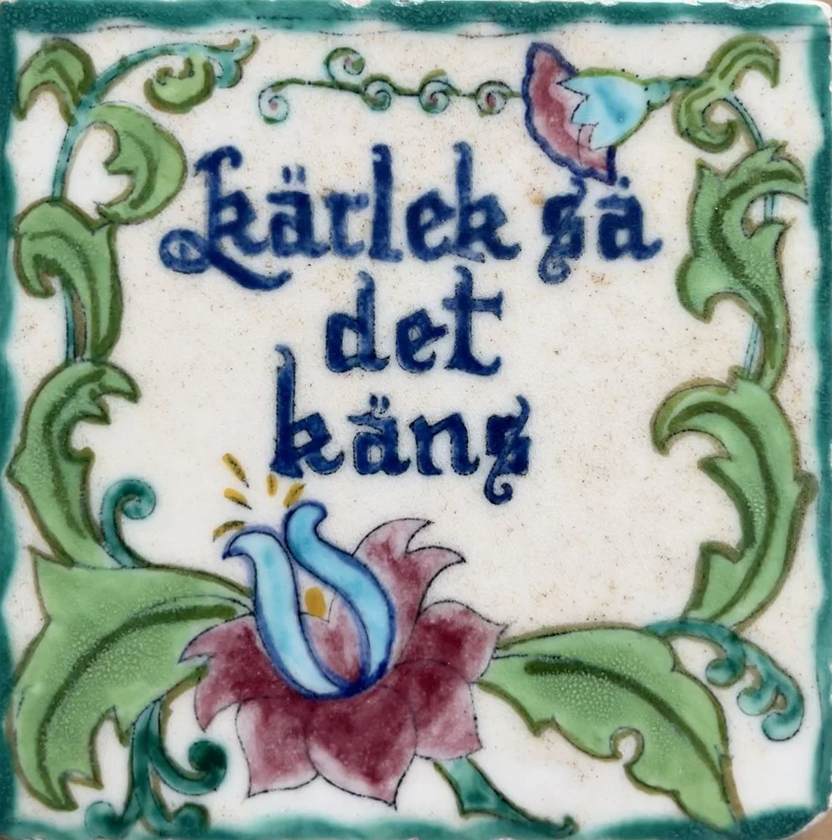 The Story Behind a Hand Painted Tile