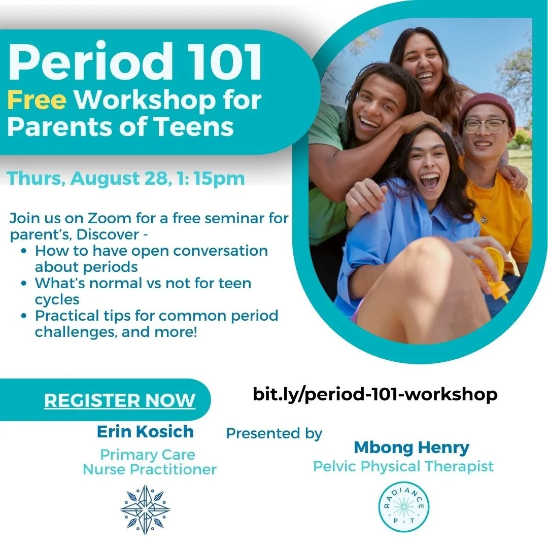 Period 101- Workshop for Parents of Teens