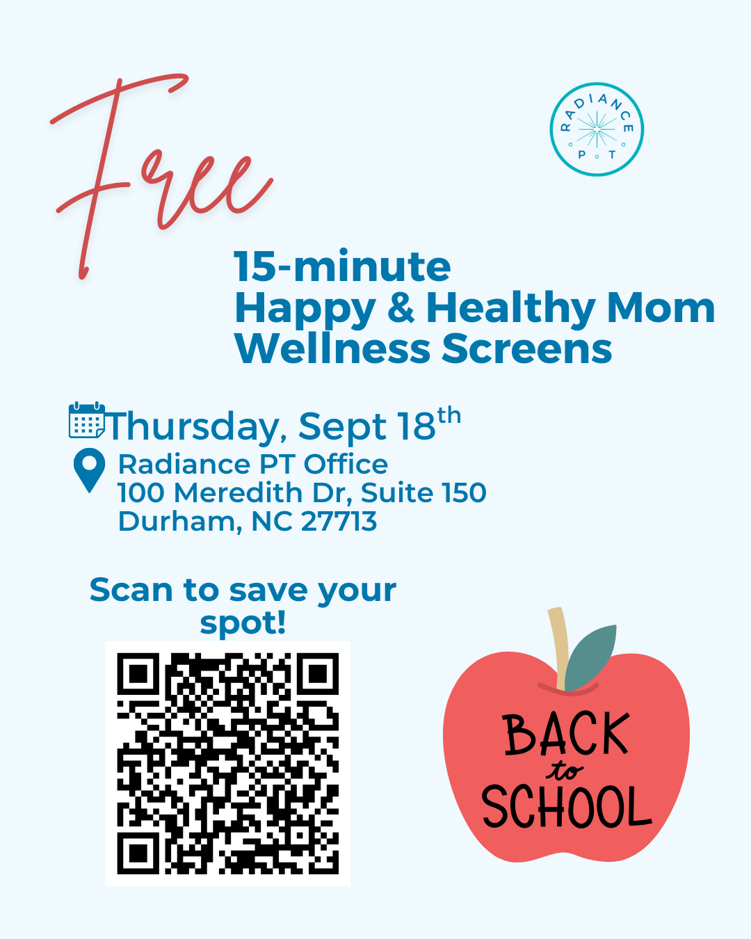 Free Happy & Healthy Mom Wellness Screens