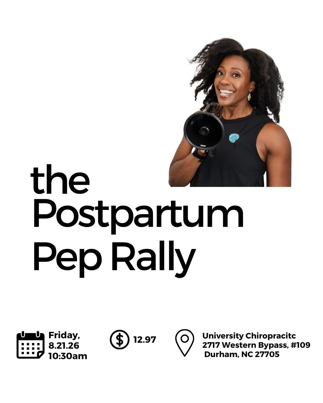 Postpartum Pep Rally - August