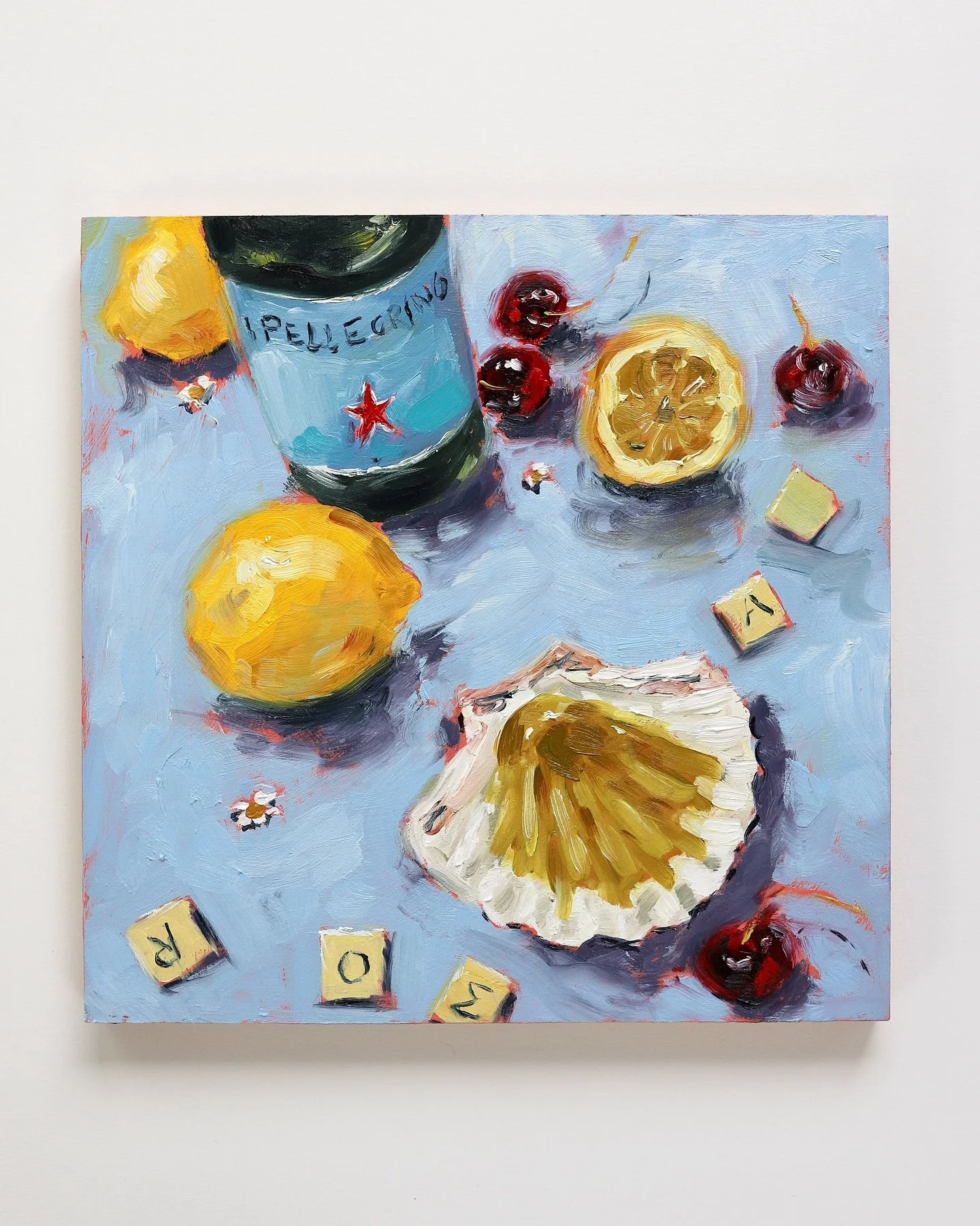 &lsquo;A Sanpellegrino Summer&rsquo; 🍋 &hellip;. My mini-masterpiece for this year&rsquo;s @wimbledon_art_studios art fair! 🐚 My studio will be open during the fair for you to come browse, buy or just have a chat with me 🤍
-
🗓️ 6th - 9th November