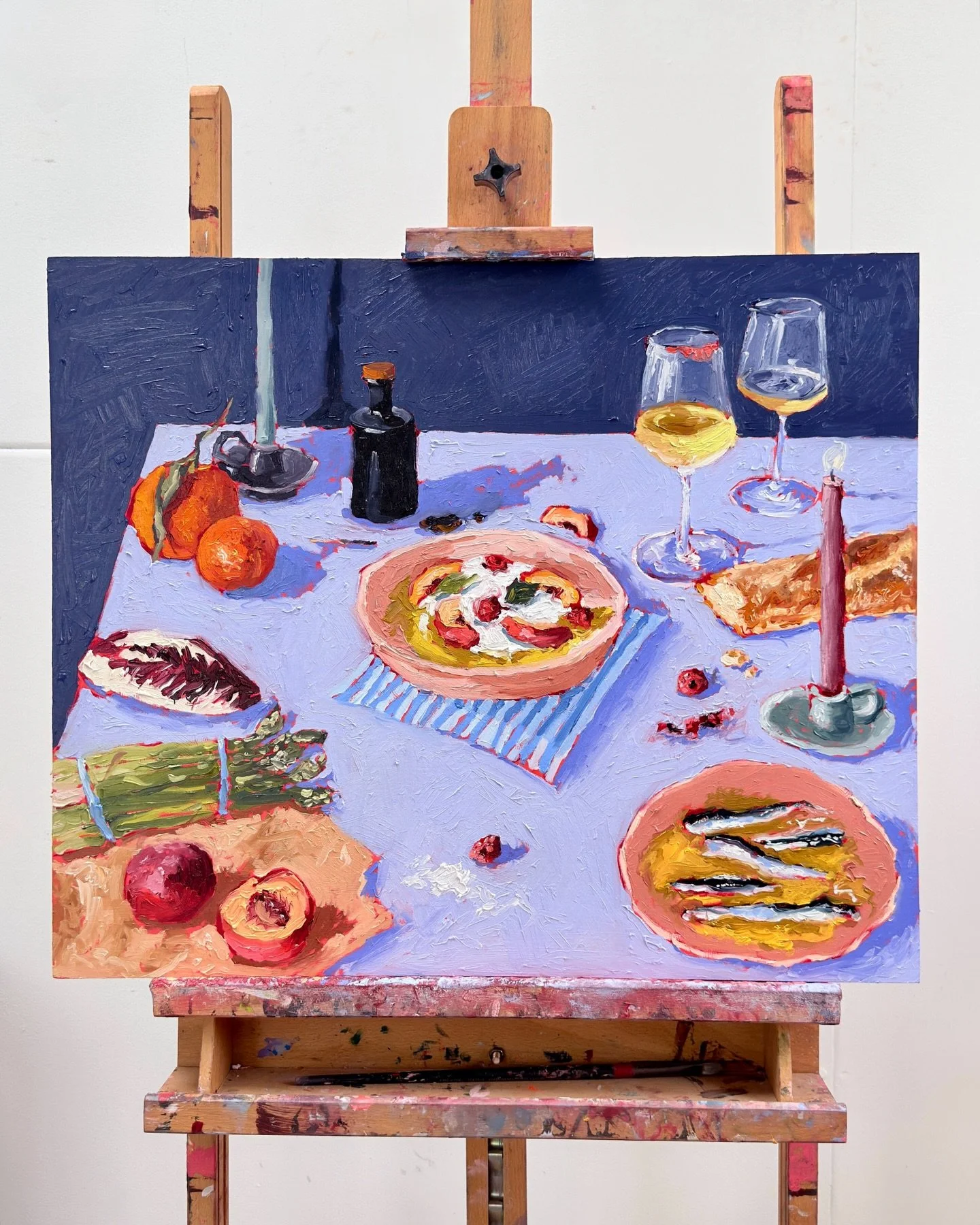 &lsquo;Farmers Market Fresh&rsquo; or &lsquo;Three for a pound!&rsquo; - I can&rsquo;t decide on the name?? Which one do you prefer? 🐟🍊