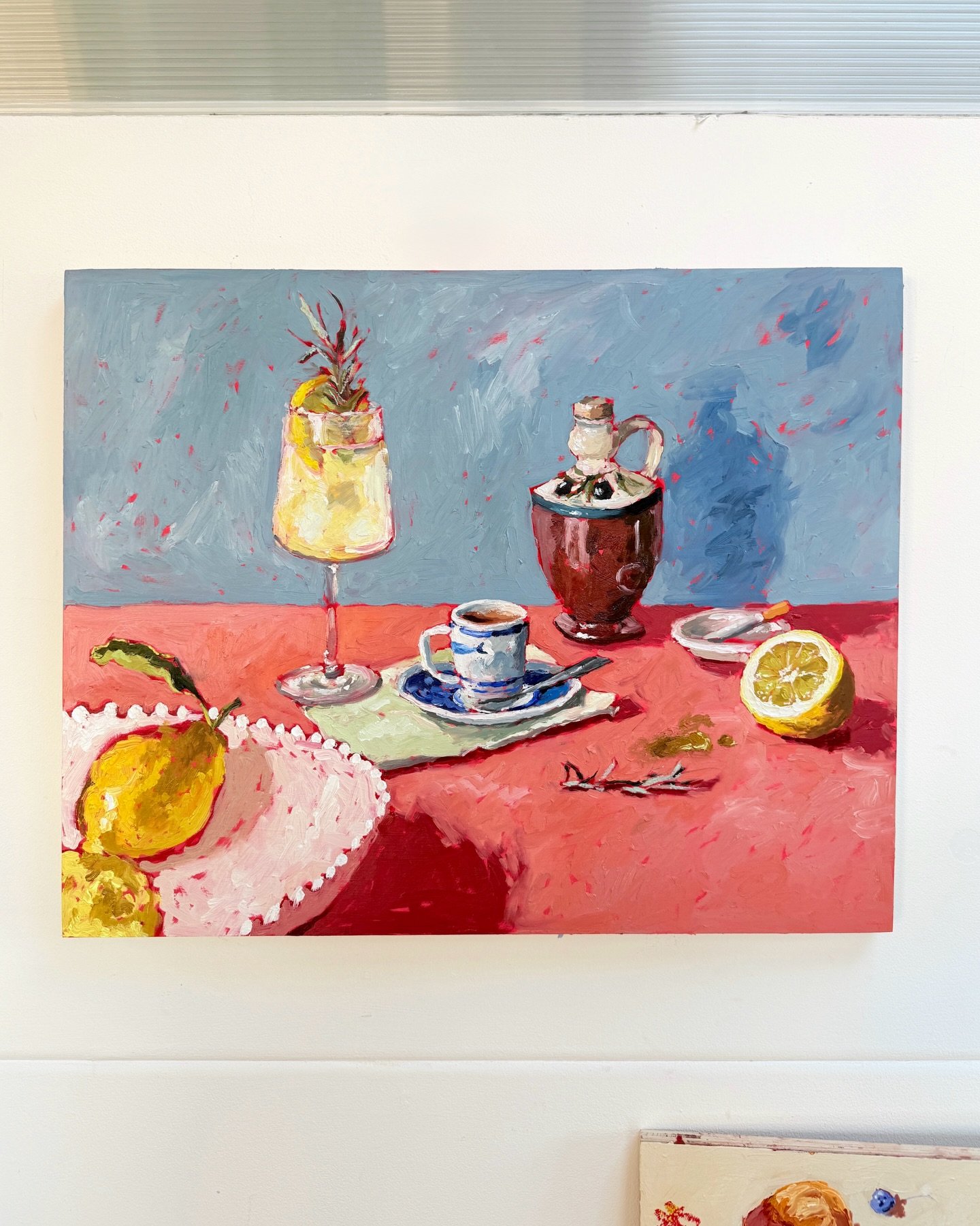 Another painting finished in preparation for the Wimbledon Art Fair. This show will have the most paintings I&rsquo;ve ever had for any of my open studios!! - 14th - 17th May - FREE ticket link in bio 🍋🍋🍋