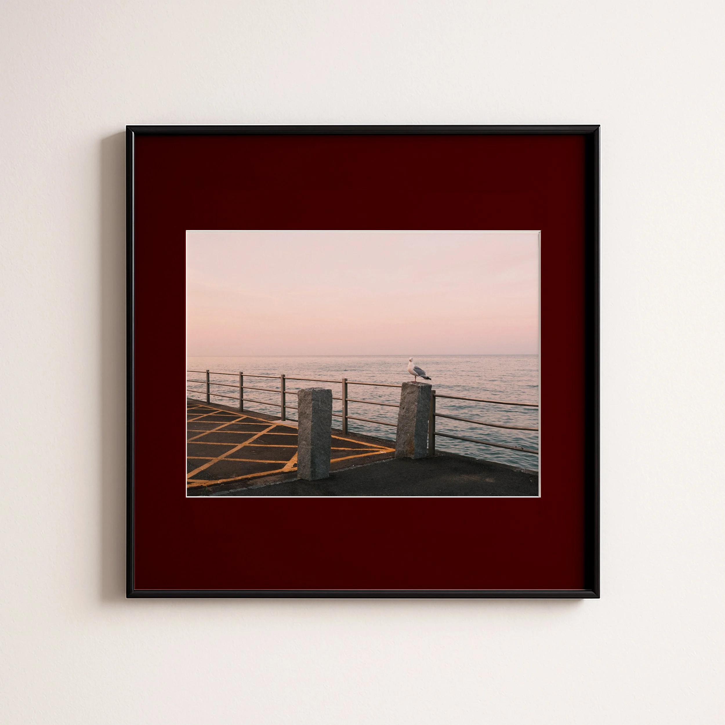 SEAGUL IN MARGATE MAROON .jpg
