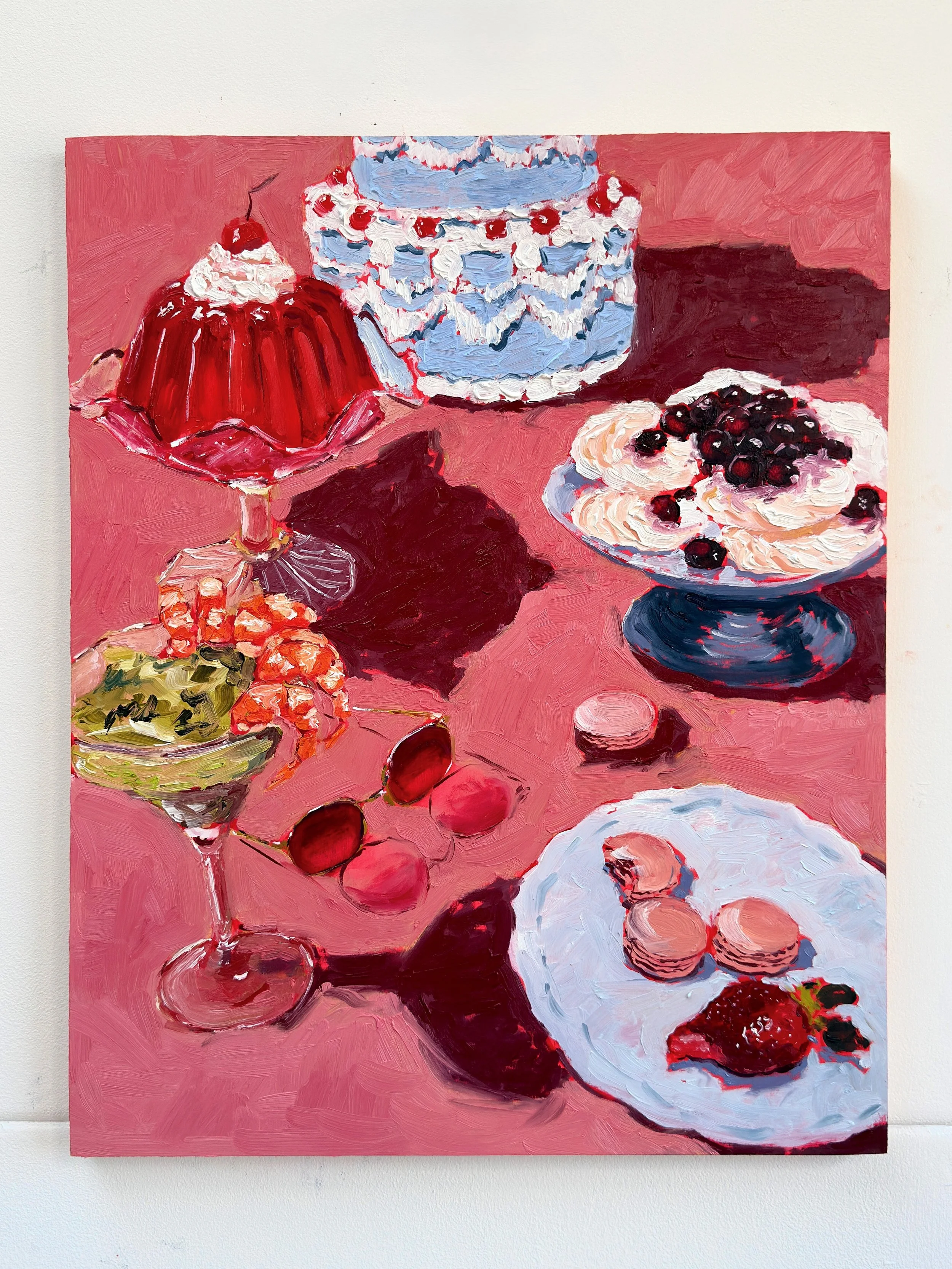 'A Rose Tinted Feast' - 16 x 20 inches - £1200 (plus postage)