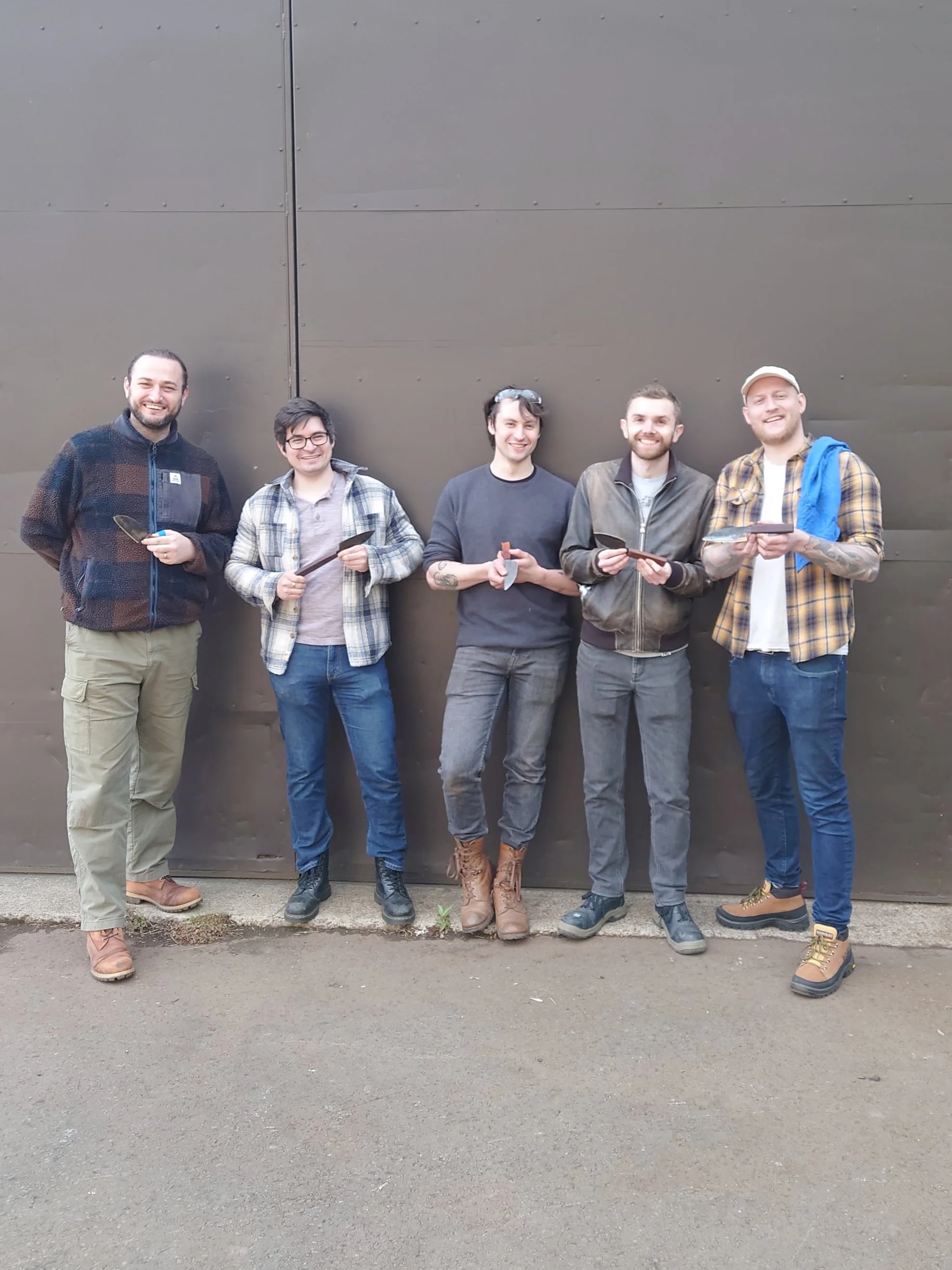 Stag do Knife making class, Damascus and High Carbon steel knives