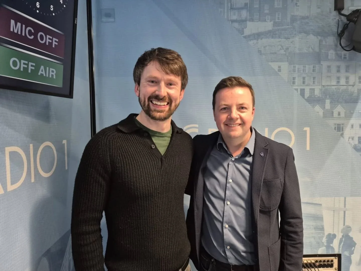 Very nice to chat with @olivercallanshow this morning about weather, climate and storm chasing! Thanks for having me on @rteradio1 !