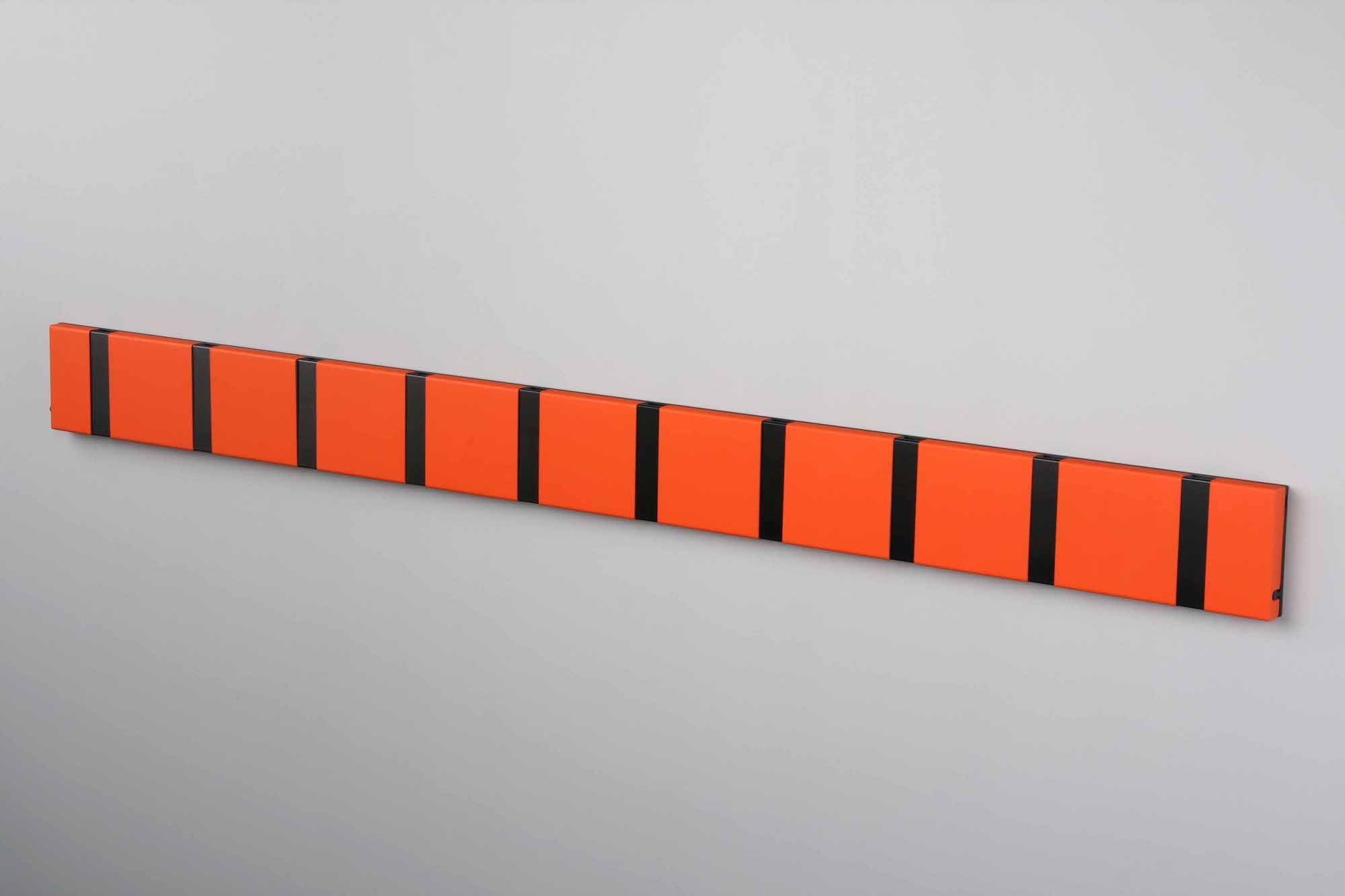 KNAX Garderobenhakenleiste Hot Orange schwarz 10 Haken.jpg