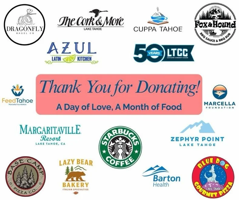 Thank you to all the local businesses who donated food this February and Showed the Love for our community! Each and every donation makes a difference, whether it's a specific meal or surplus food. This food left our neighbors with full hearts and be