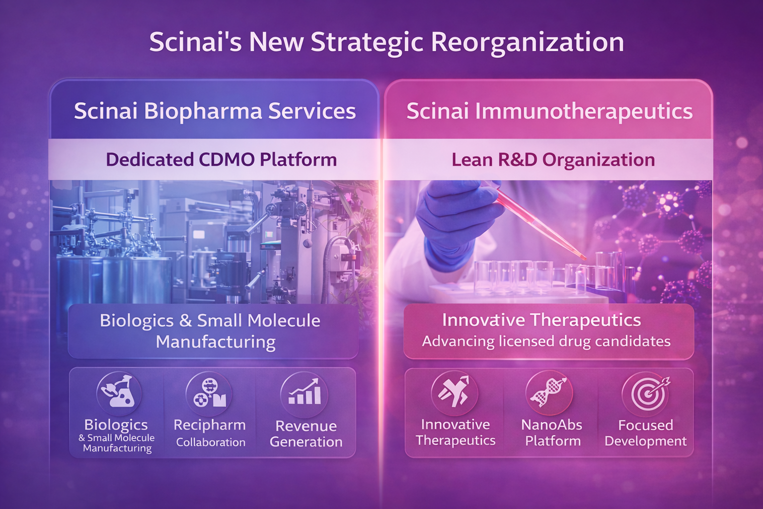 Scinai Completes Strategic Reorganization to Establish Dedicated CDMO Platform and Lean R&amp;D Structure; Outlines 2026 Priorities