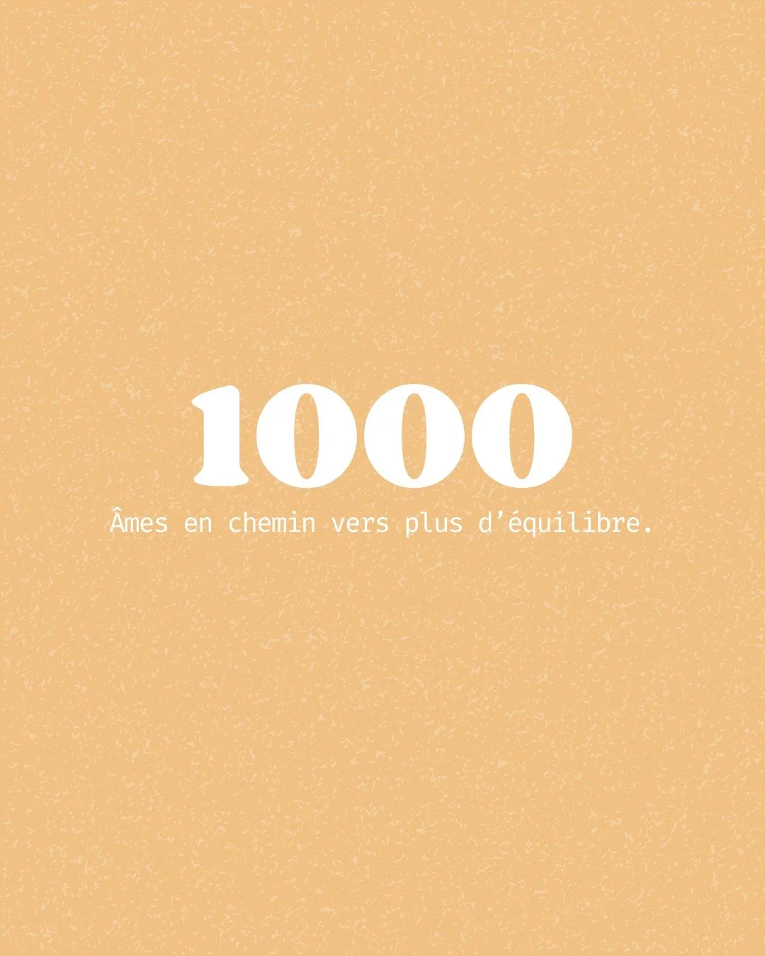 1 000 c&oelig;urs, 1 000 raisons de continuer.
Merci d&rsquo;&ecirc;tre l&agrave;, de faire vivre cette aventure et de croire, vous aussi, que notre syst&egrave;me nerveux m&eacute;rite toute notre attention. 🧡