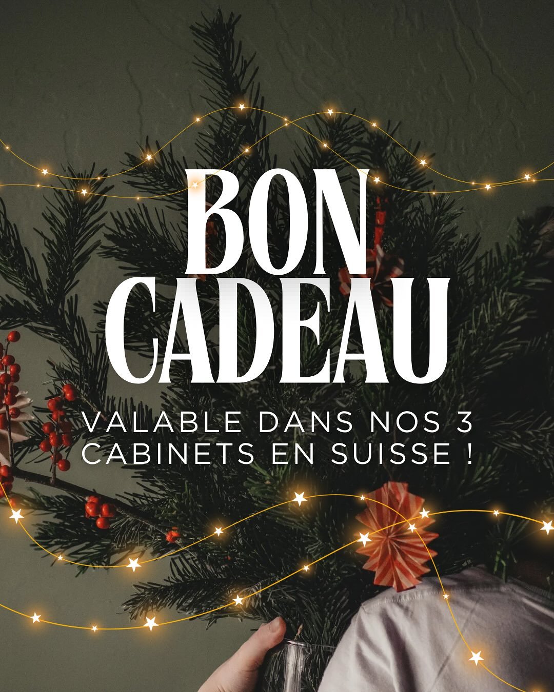 Offrez un moment pour revenir &agrave; l&rsquo;&eacute;quilibre &hearts;️🎄Bon cadeau disponible dans les centres CeREN Suisse !! 🎁
D&rsquo;une valeur de 100 CHF au lieu de 130 CHF.

Commandez-les via notre boutique en ligne pour les recevoir direct