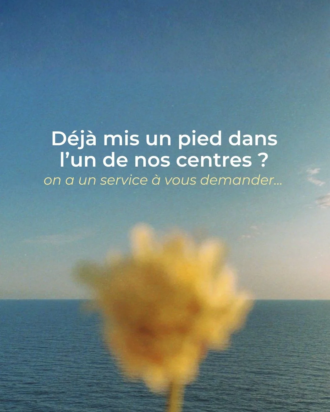 Depuis plusieurs ann&eacute;es, vous nous faites confiance pour prendre soin de votre &eacute;quilibre nerveux.
Et pourtant, nous n&rsquo;avions jamais vraiment pens&eacute; &agrave; vous demander votre avis&hellip;

Que vous soyez venu(e) pour un pr