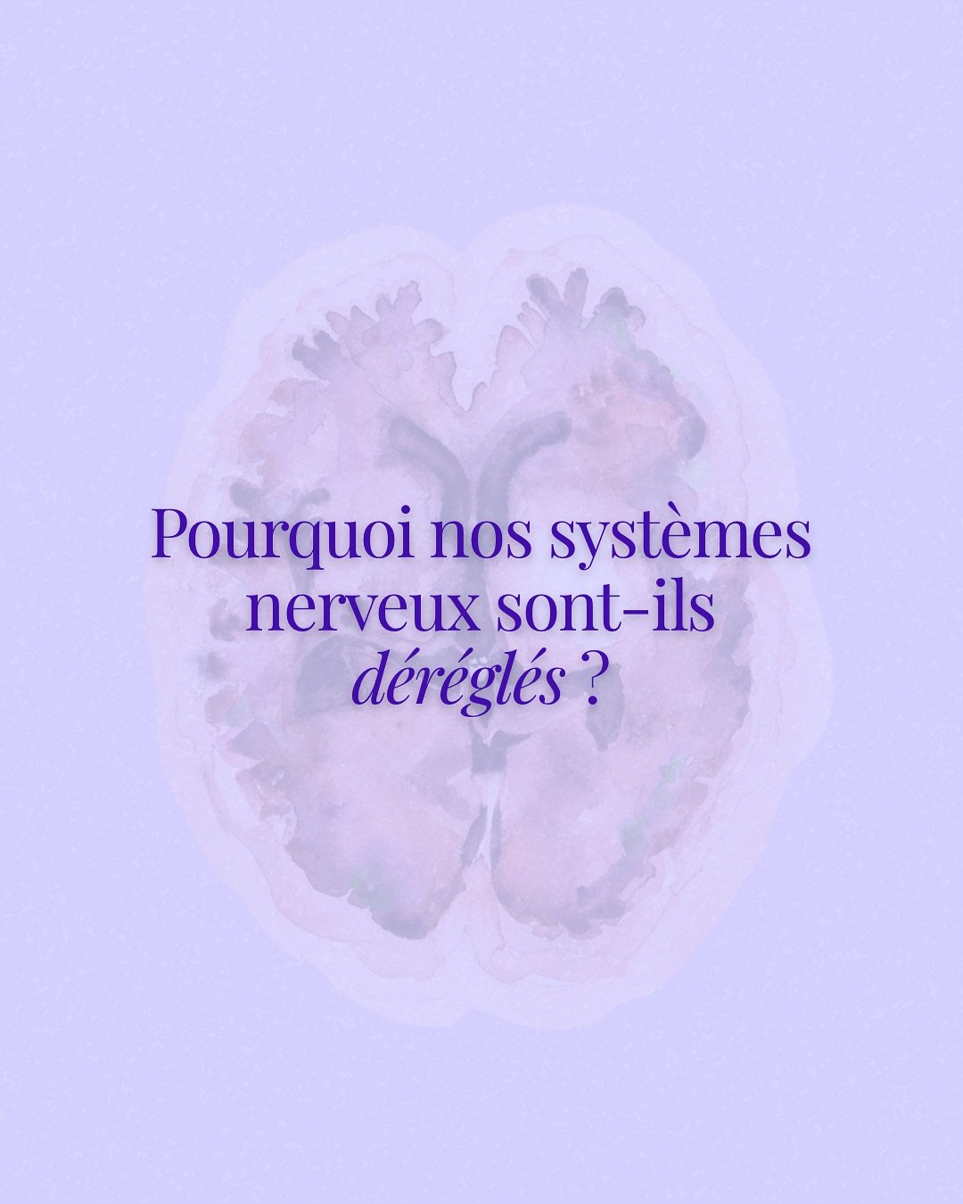 Un syst&egrave;me nerveux d&eacute;r&eacute;gul&eacute; ne vient jamais de nulle part. Il se construit souvent entre un terrain de d&eacute;part, ce que la vie a demand&eacute; au corps, et tout ce qu&rsquo;il n&rsquo;a pas encore pu rel&acirc;cher.
