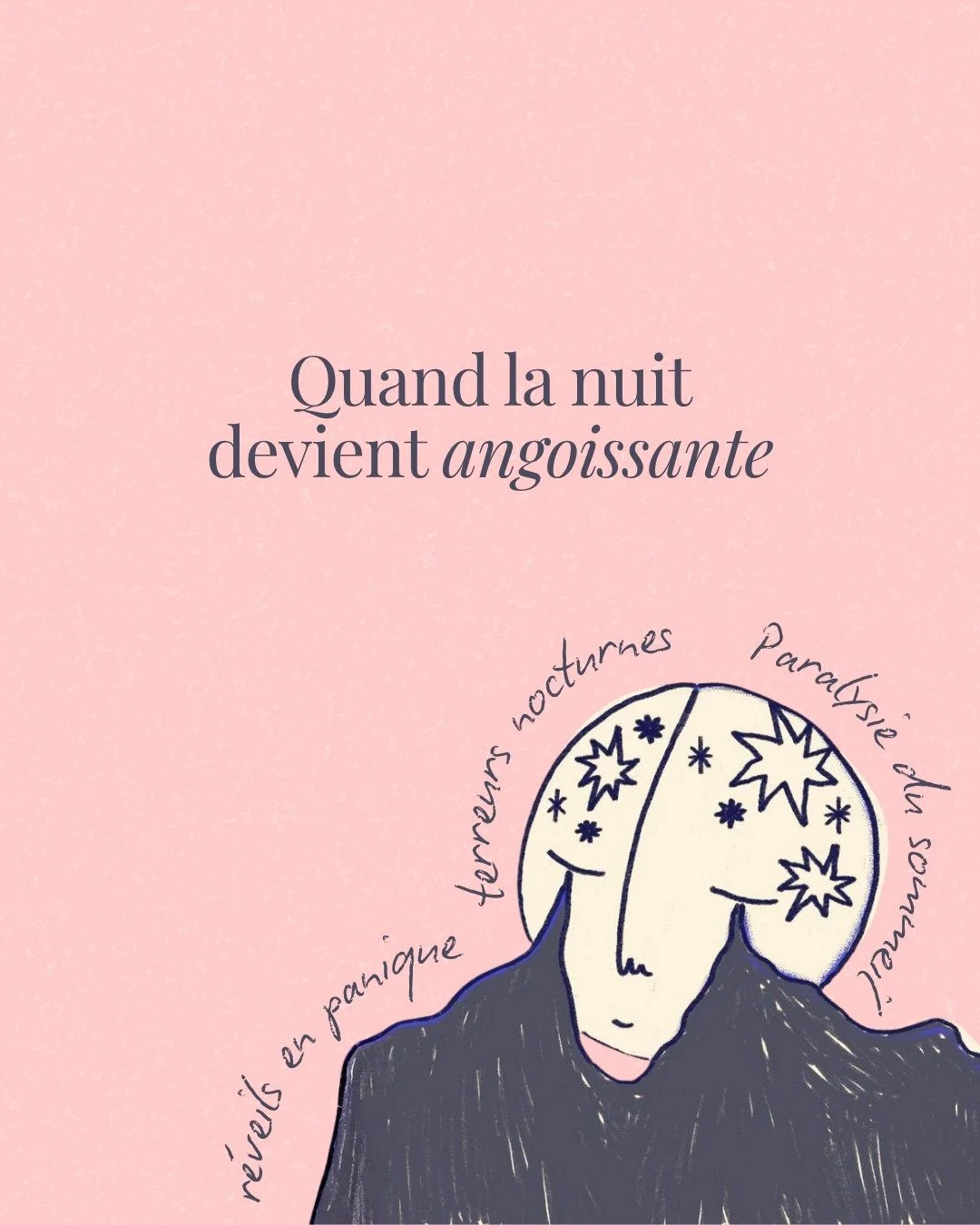 🌘 Quand le sommeil devient source d&rsquo;angoisse, il est important de ne pas rester seul avec ses questions.

Paralysie du sommeil, terreurs nocturnes, r&eacute;veils en panique&hellip; ces exp&eacute;riences peuvent &ecirc;tre impressionnantes, p