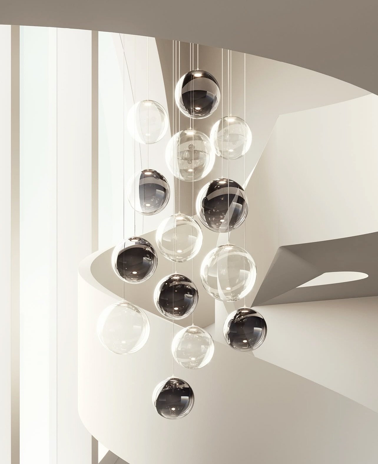 𝐏𝐭. &Agrave;s vezes, a luz n&atilde;o apenas ilumina &mdash; flutua.
Move-se como um pensamento suave, como uma ideia a ganhar forma no ar.
Deixe-se inspirar pelo que &eacute; simples, suspenso, poss&iacute;vel.

Design de Chia-Ying Lee

𝐄𝐧. Some