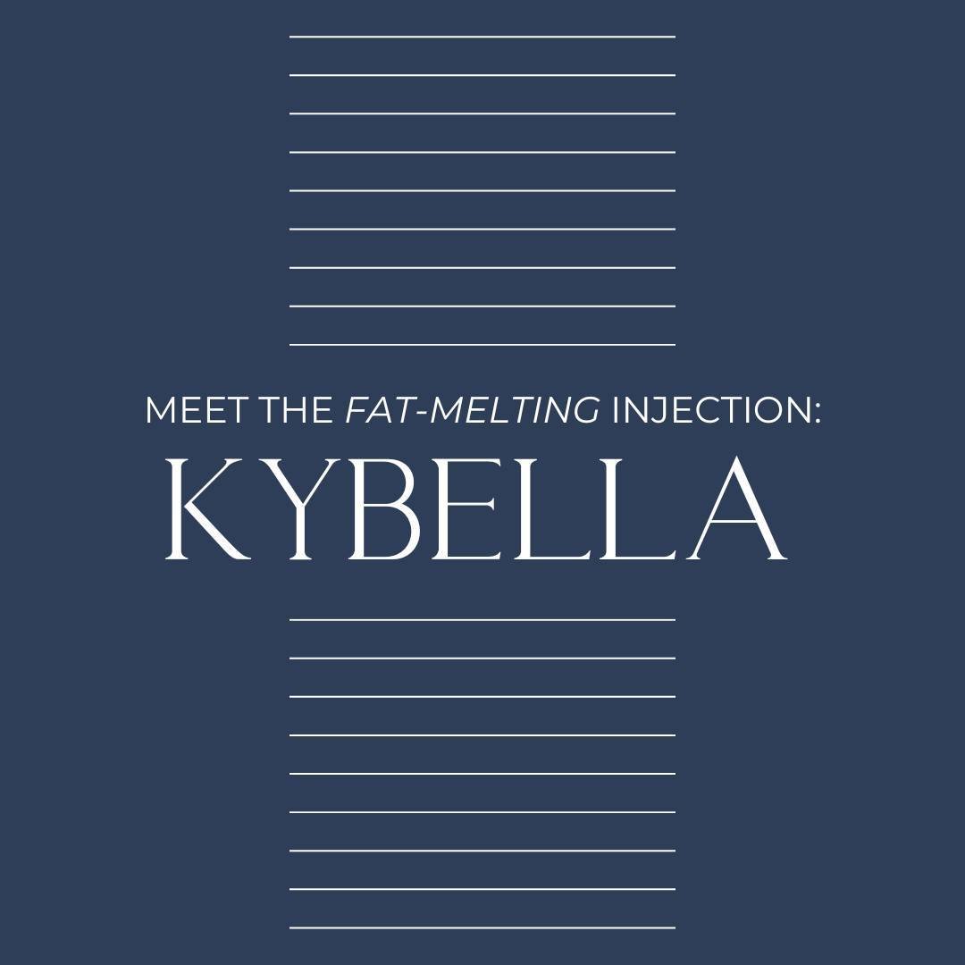 Warmer weather means more exposed skin!😎 If you find yourself hiding under clothes because you have areas where stubborn fat REFUSES to go away (even after hours in the gym😡), look to Kybella! Also known as deoxycholic acid, Kybella is an FDA-appro