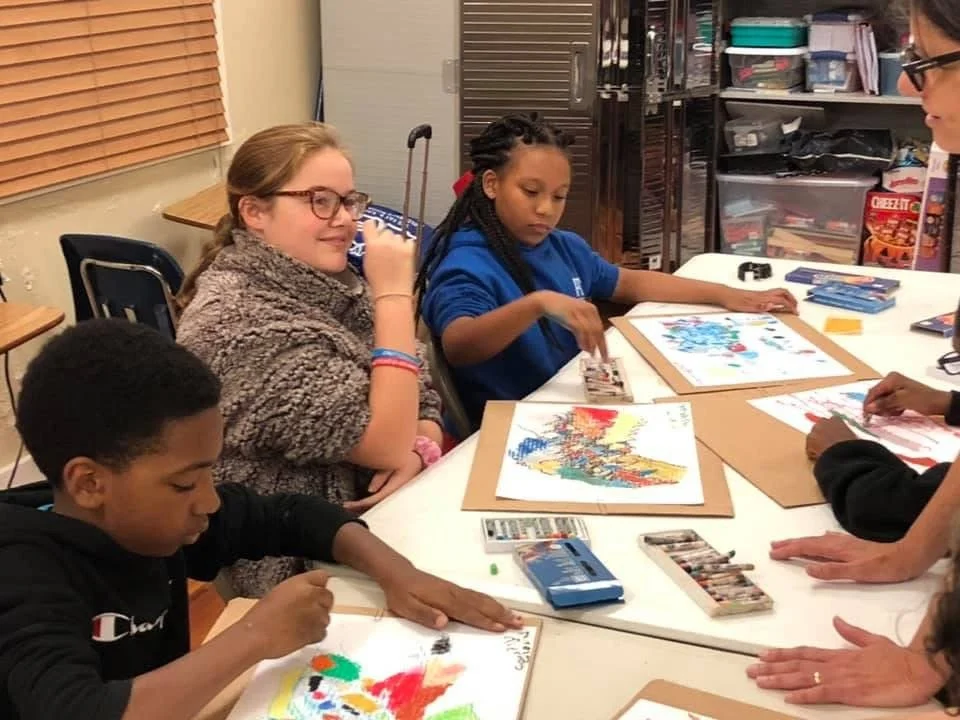 Art with Ms. Melanie.