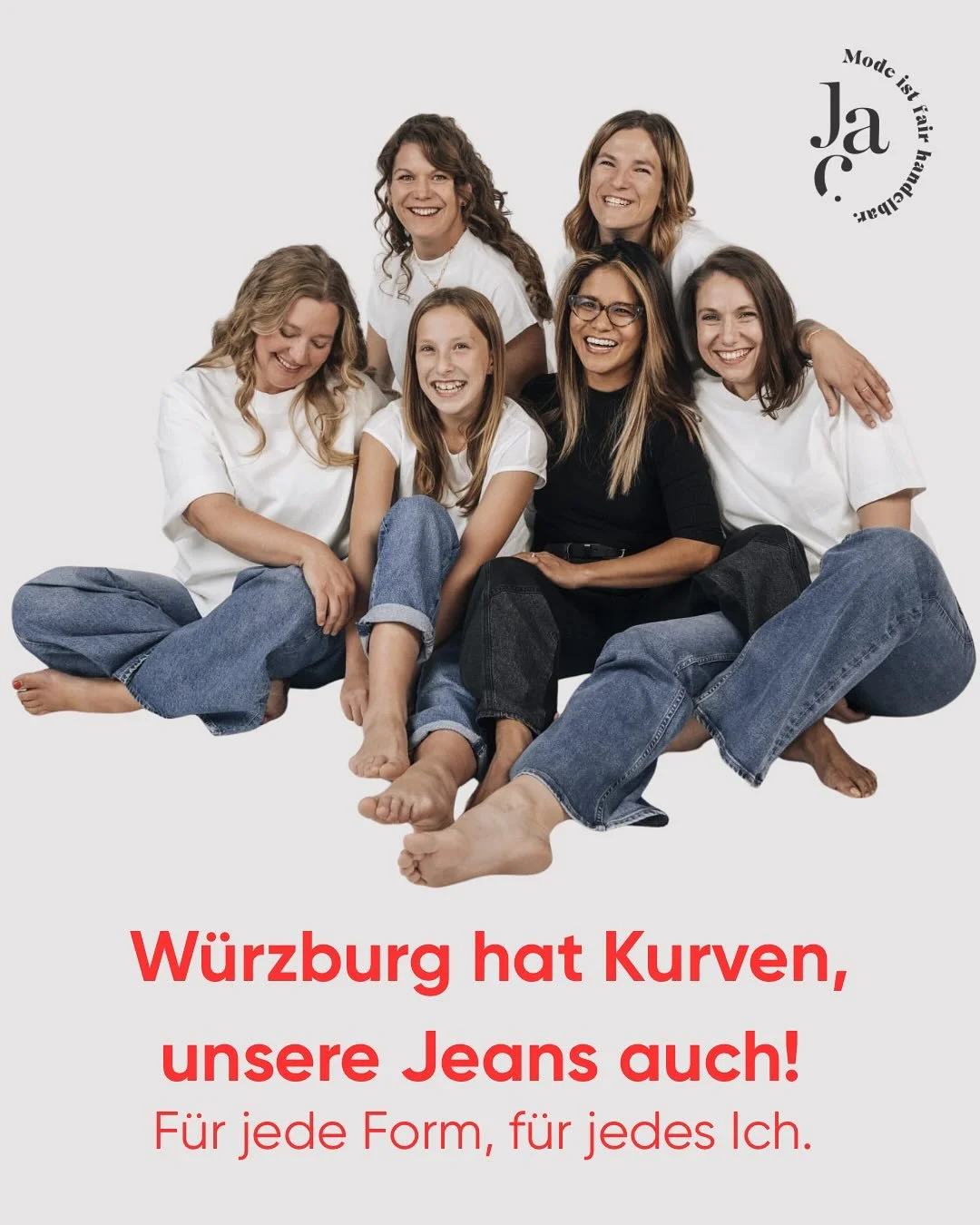 W&uuml;rzburg hat Kurven, unsere Jeans auch. 
Wir haben aktuell viele Modelle in verschiedenen L&auml;ngen und unterschiedlichen Waschungen &amp; Farben f&uuml;r Euch im Laden. 
Egal in welcher Lebensphase du Dich gerade befindest. Ob du eine Jeans f