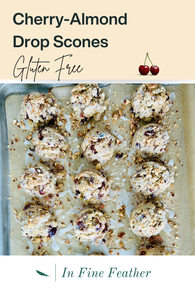 Cherry-Almond Drop Scones