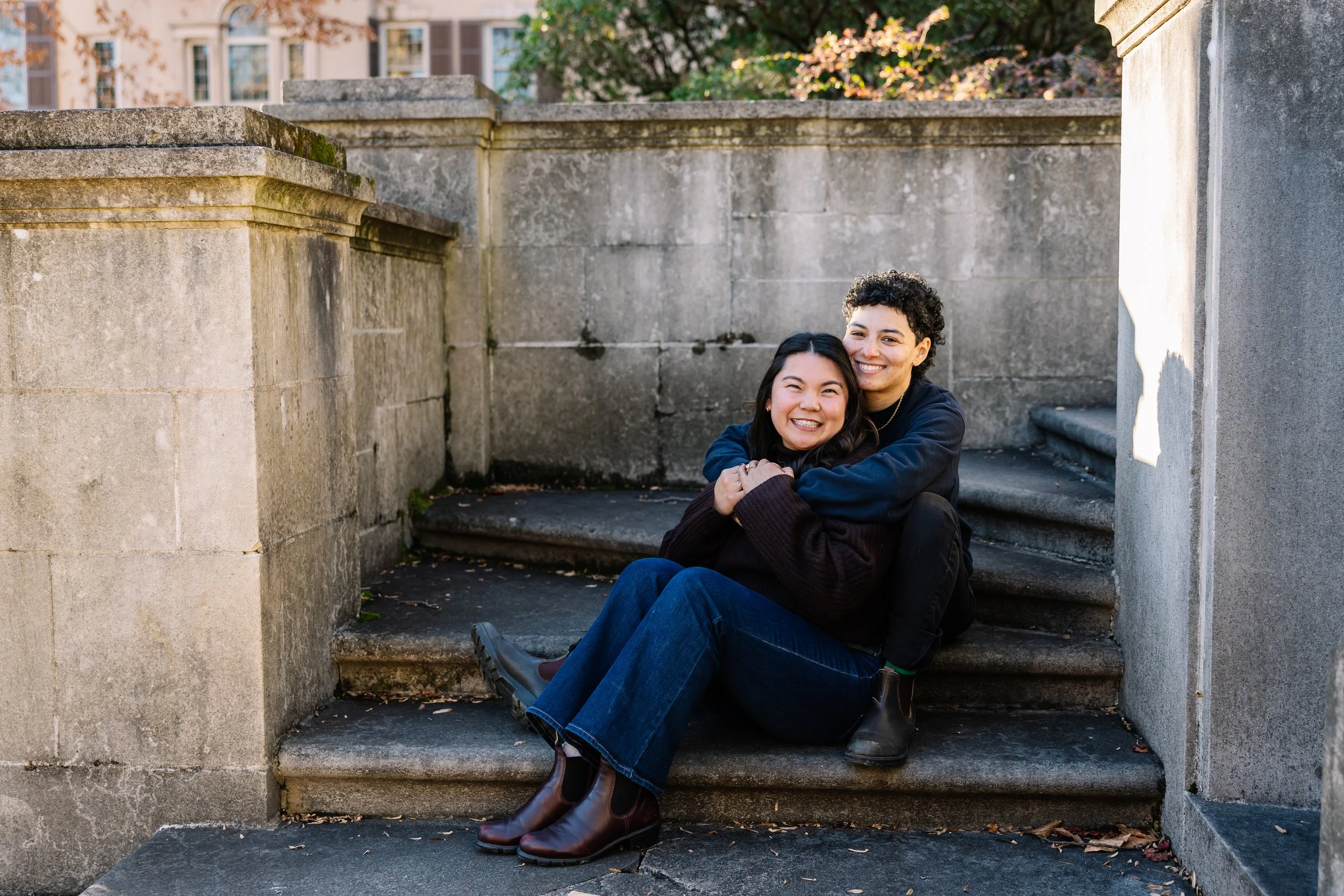 Winter Engagement Session at Winterthur in Wilmington, Delaware | LGBTQ+ Photographer