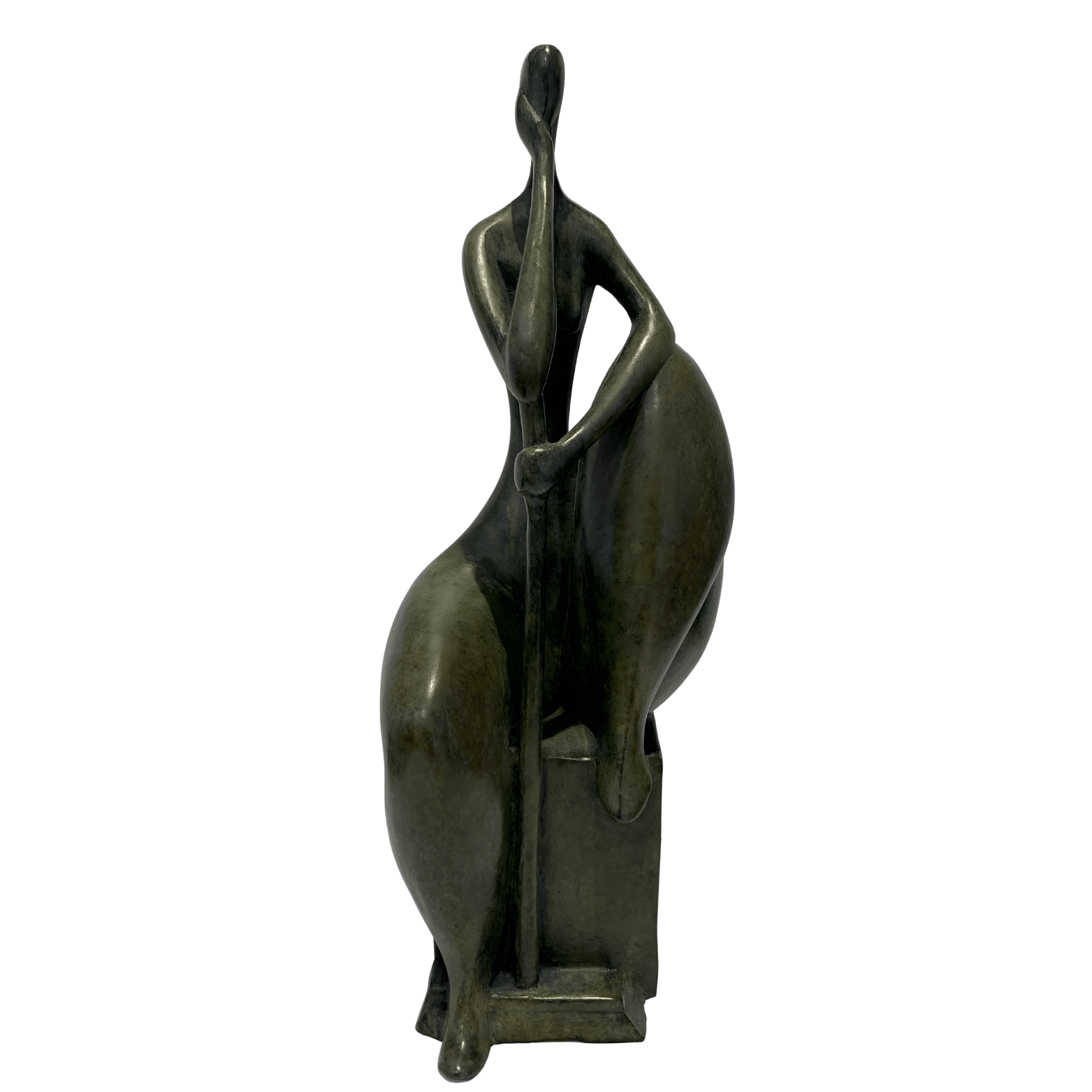 "Femme au balai" de Marie-Madeleine Gautier
