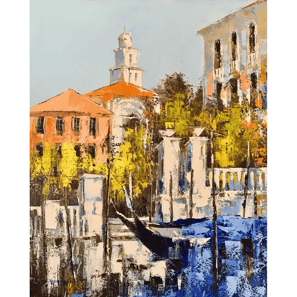 "Jardin sur le canal" de Célestin Messaggio