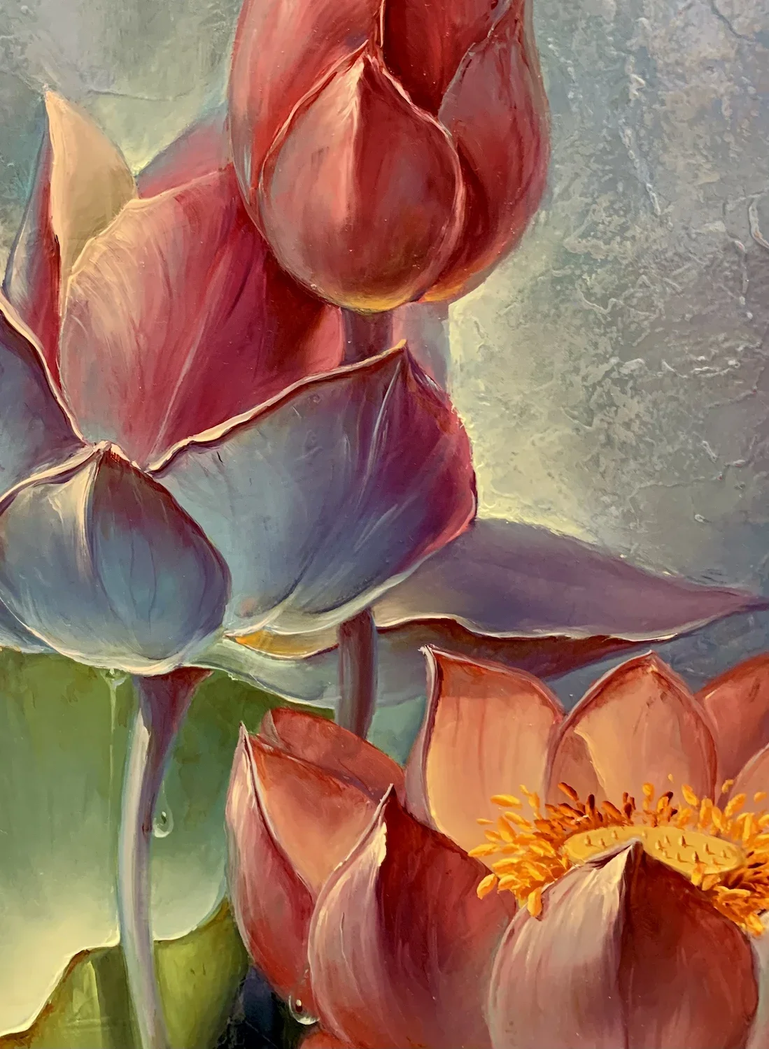 tableau nenuphar asie de ludivine corominas.webp