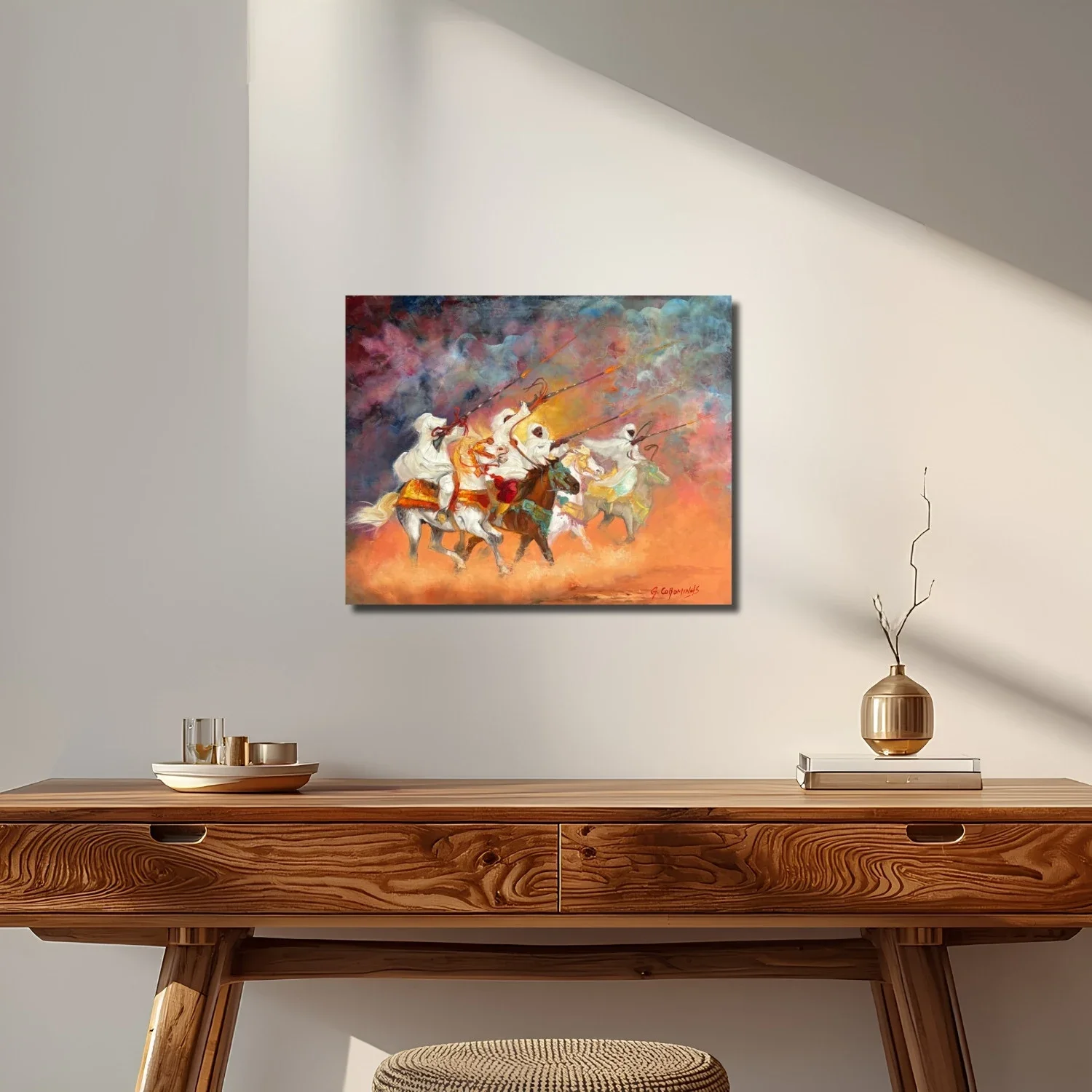 georges corominas tableau fantasia maroc.webp