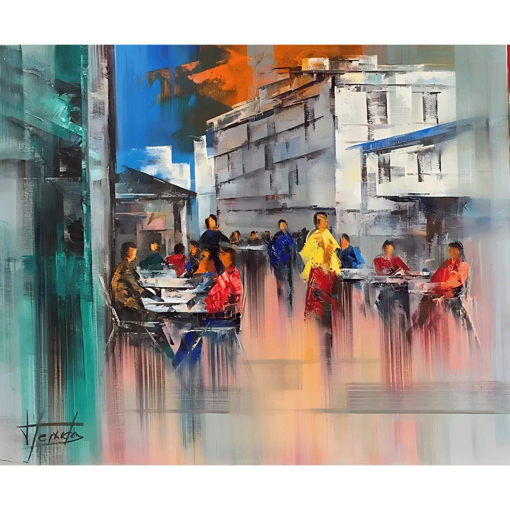 "Une terrasse en ville" de Josep Teixido