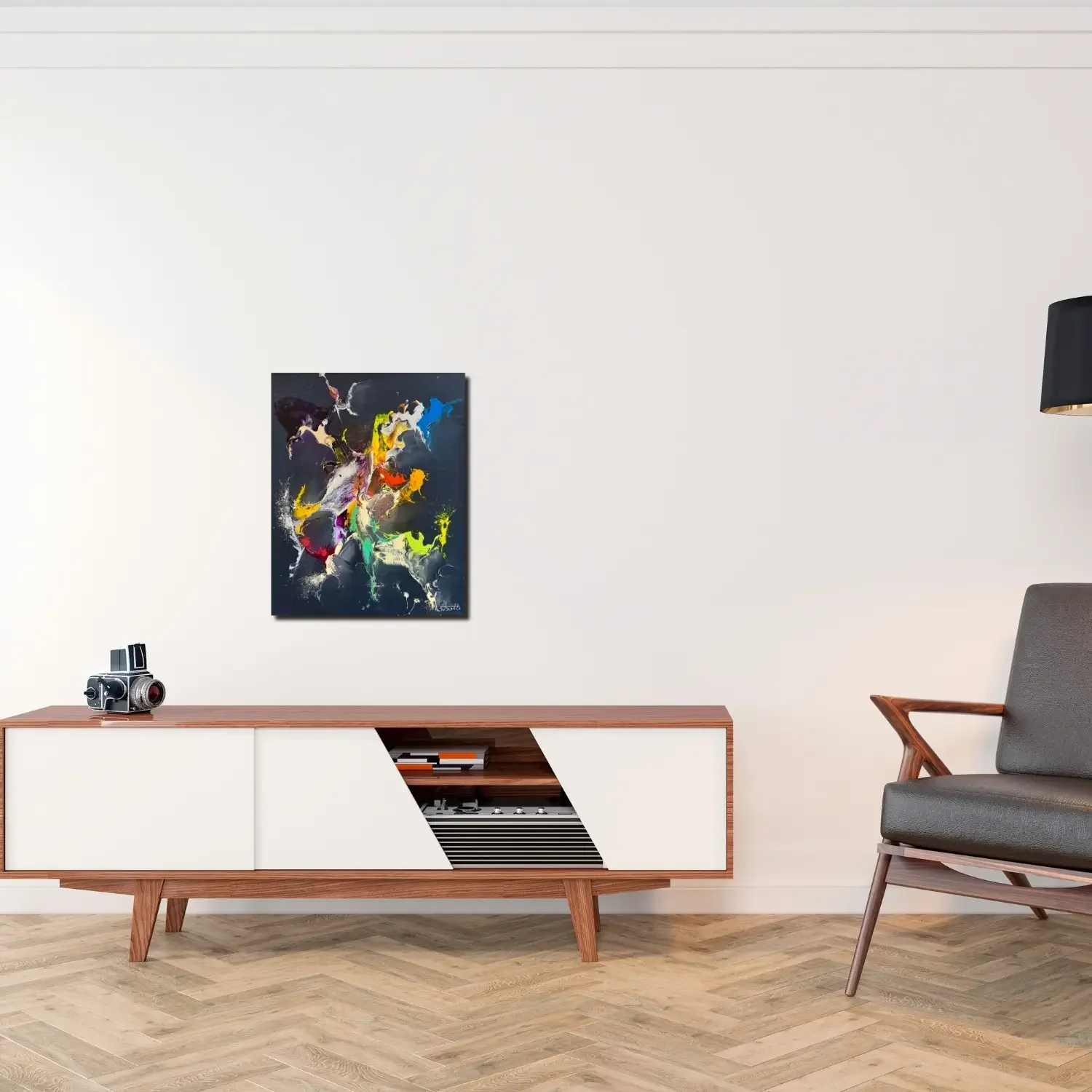 petit tableau abstrait Zdzieblo Galerie Graal Art Contemporain .webp