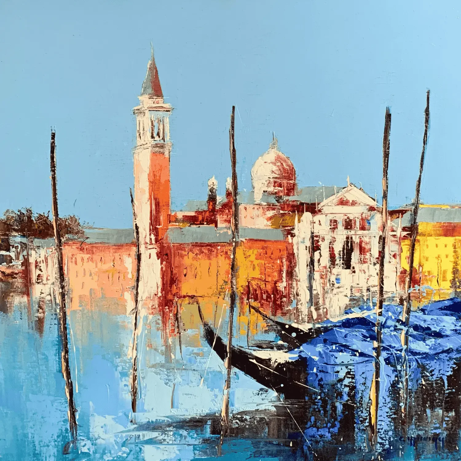 "Une vue de San Giorgio" de Célestin Messaggio
