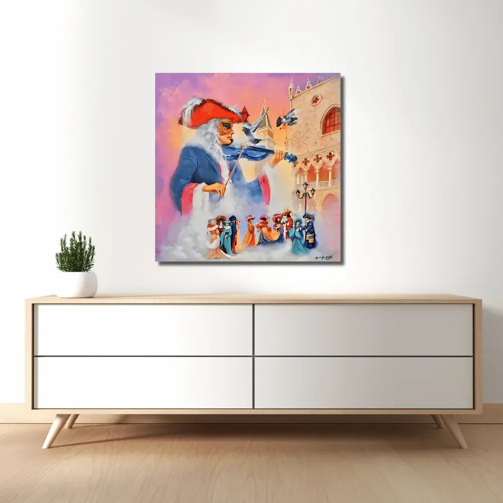 tableau italie mariage de georges corominas Galerie d'art Agen Galerie Graal