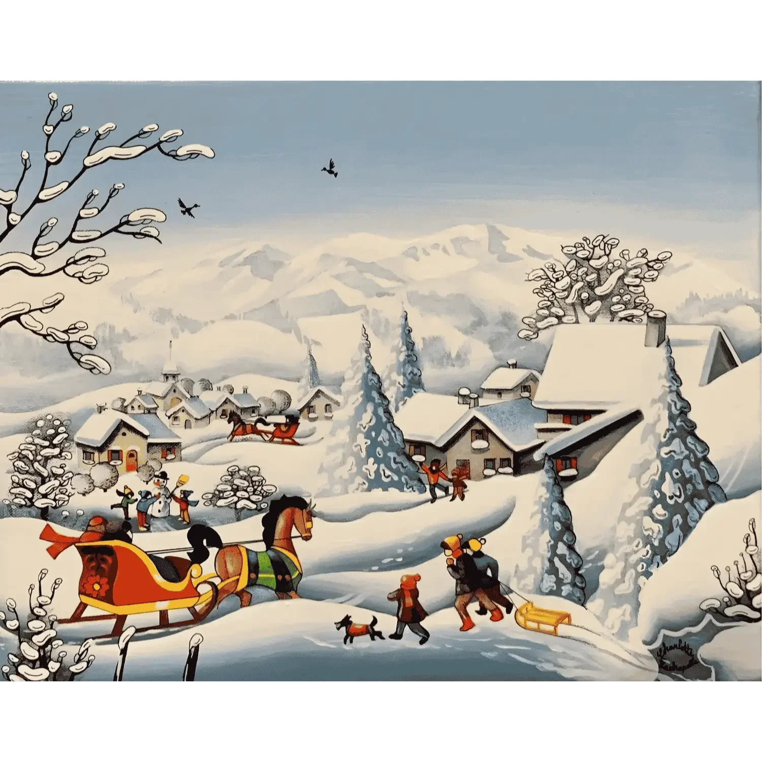 "Le bel hiver" de Charlotte Lachapelle