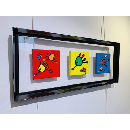 Tableau abstrait de l'artiste peintre et sculpteur Charles Stratos à la Galerie Graal Galerie d'art en Ligne