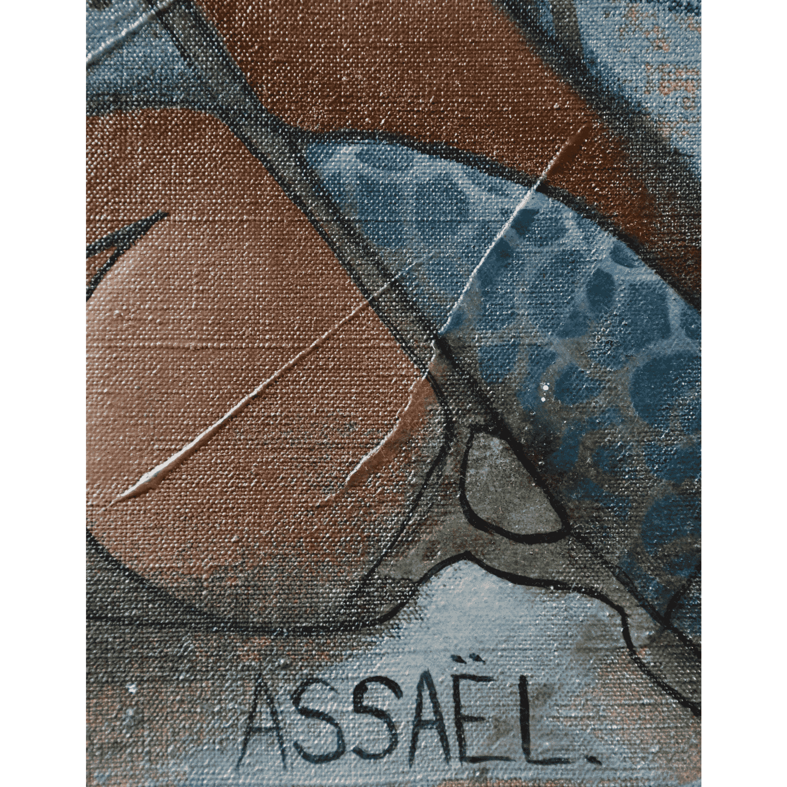 tableau portrait Homme salon de frederic assael Galerie Graal .jpg