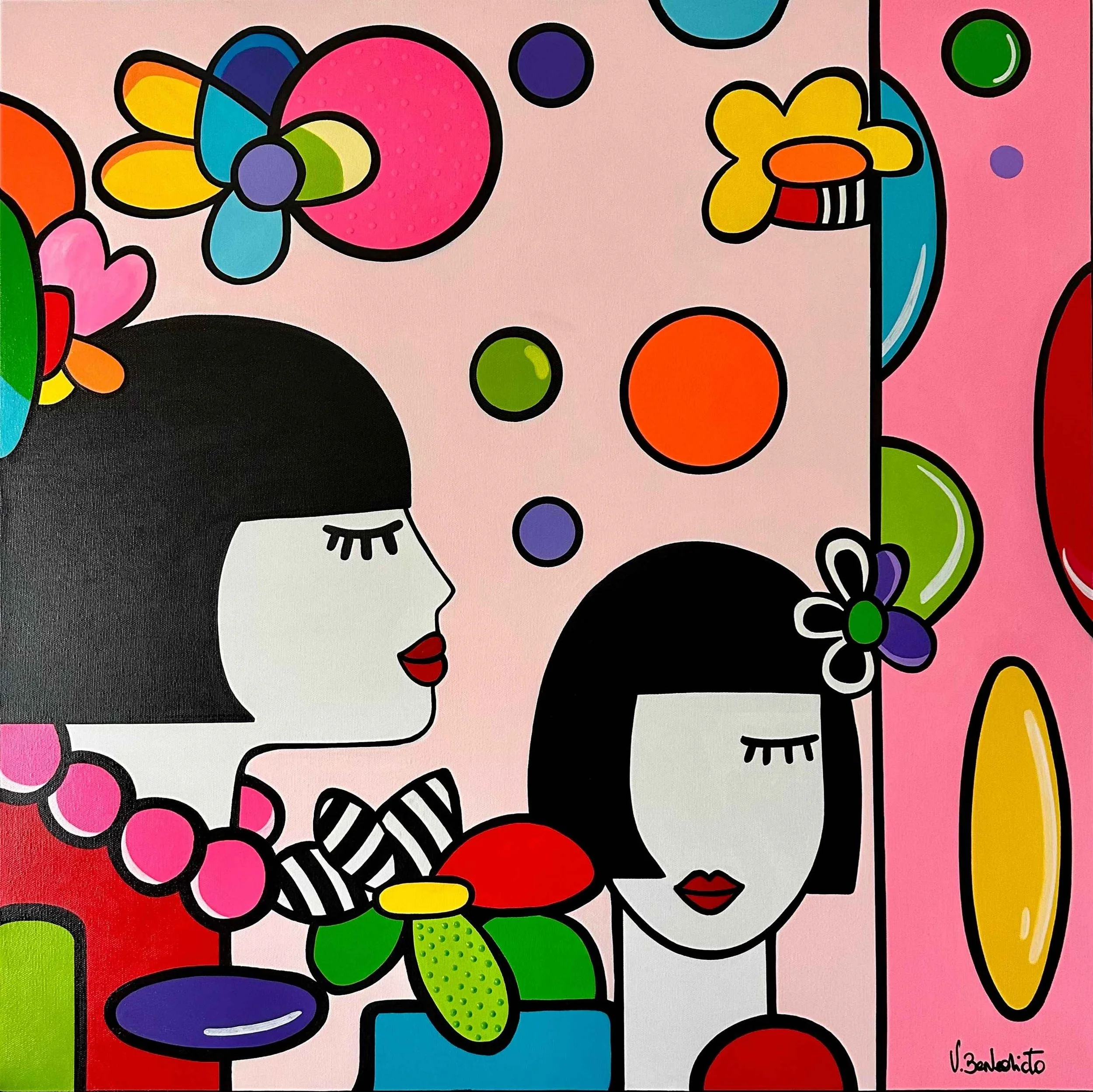 Virginia Benedicto tableau pop art femme asiatique .jpg