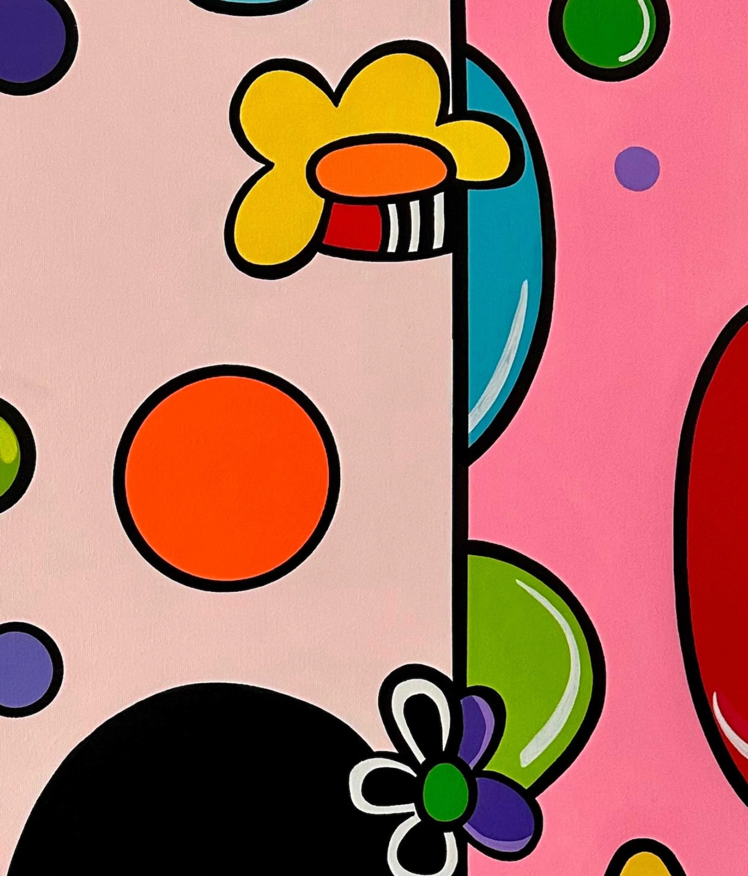 tableau pop art femme de Virginia Benedicto .jpg