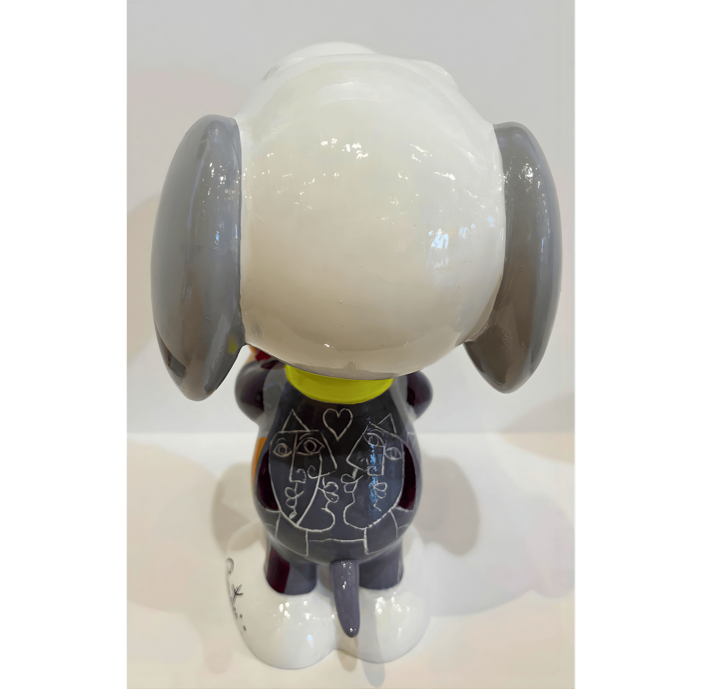 sculpture chien pop art snoopy love de giuseppe piermatteo Galerie Graal .png